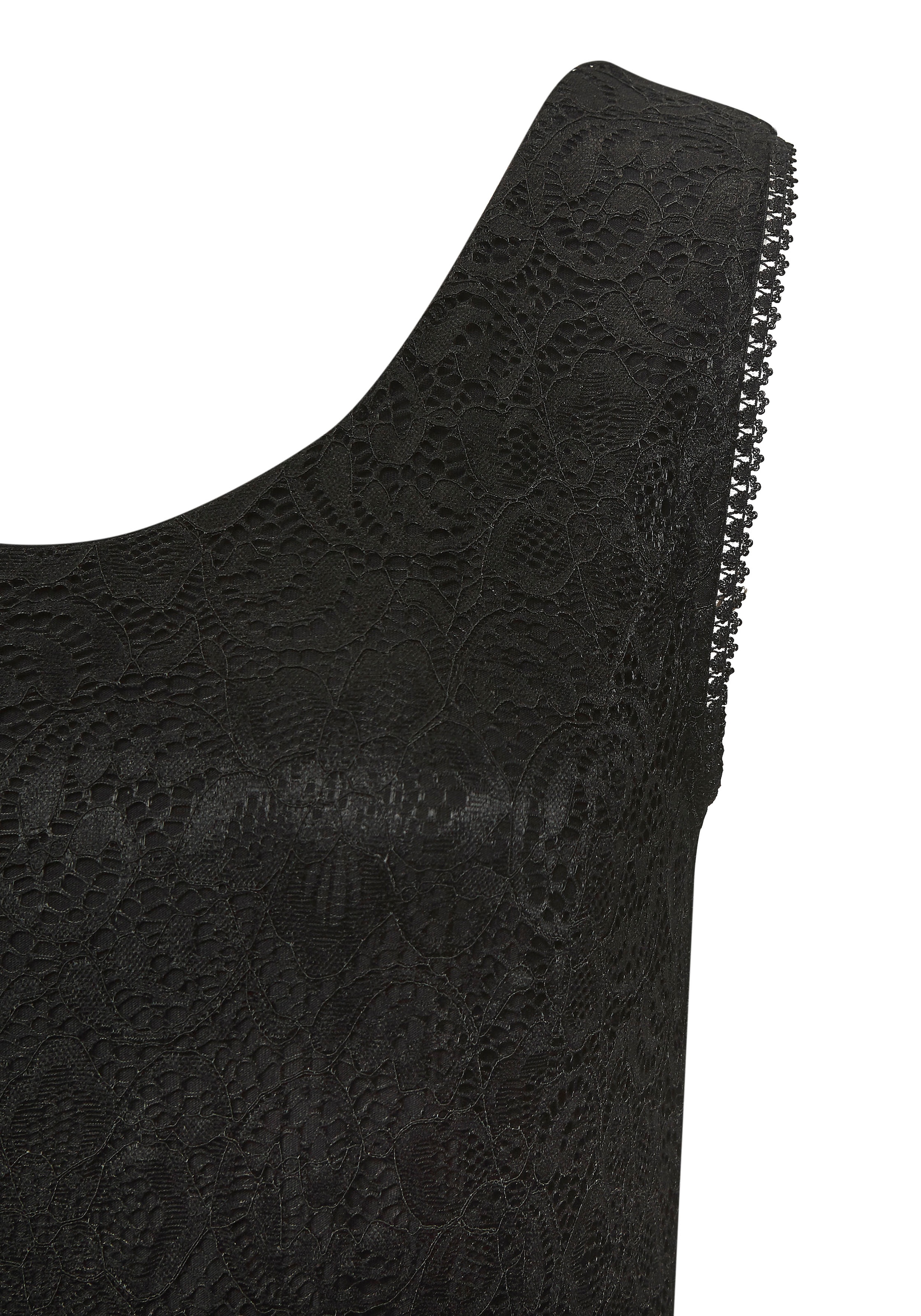 LASCANA Spitzenkleid mit breiten Trägern, festlich