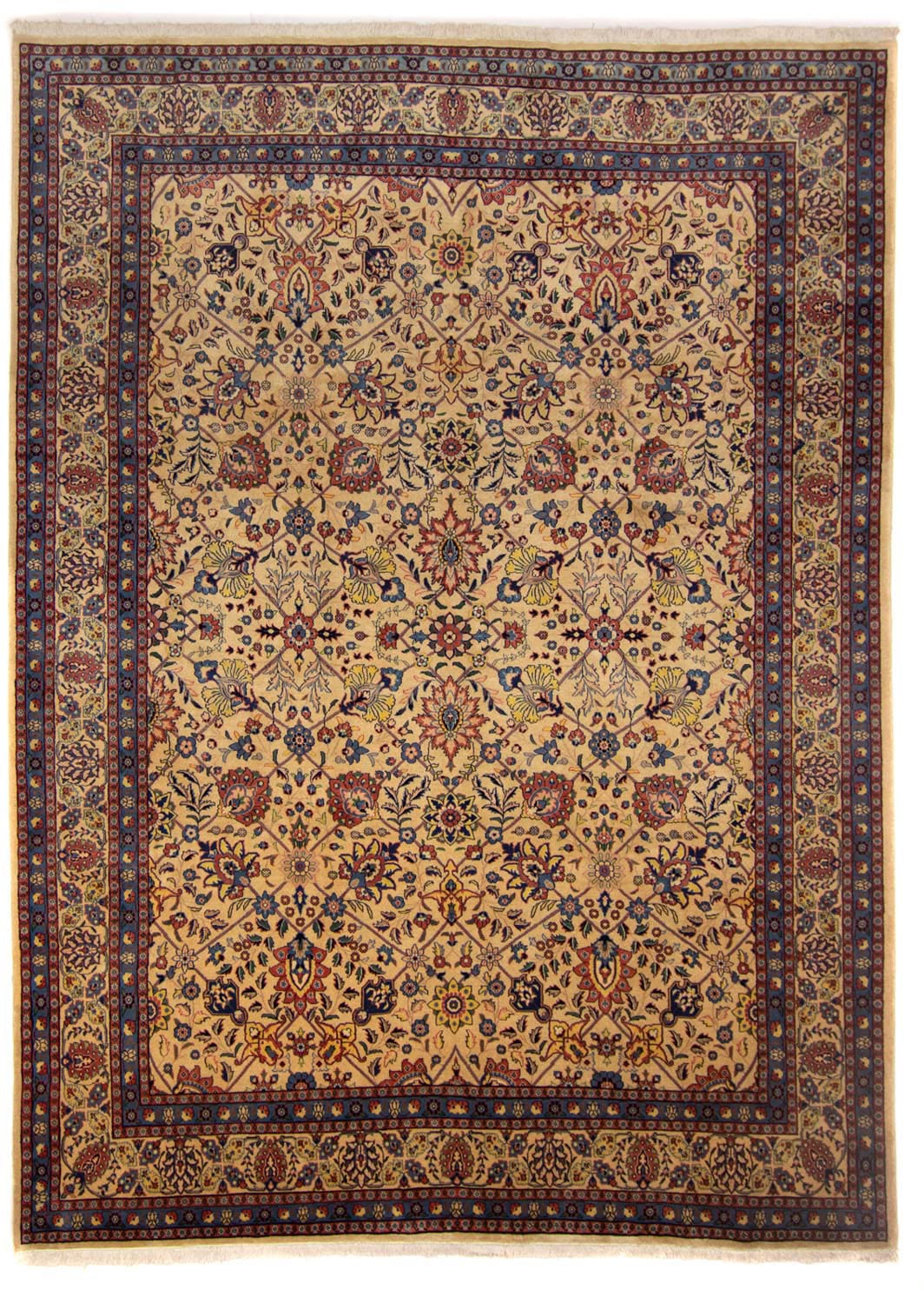 morgenland Wollteppich »Waramin Durchgemustert Marrone chiaro 335 x 250 cm« günstig online kaufen