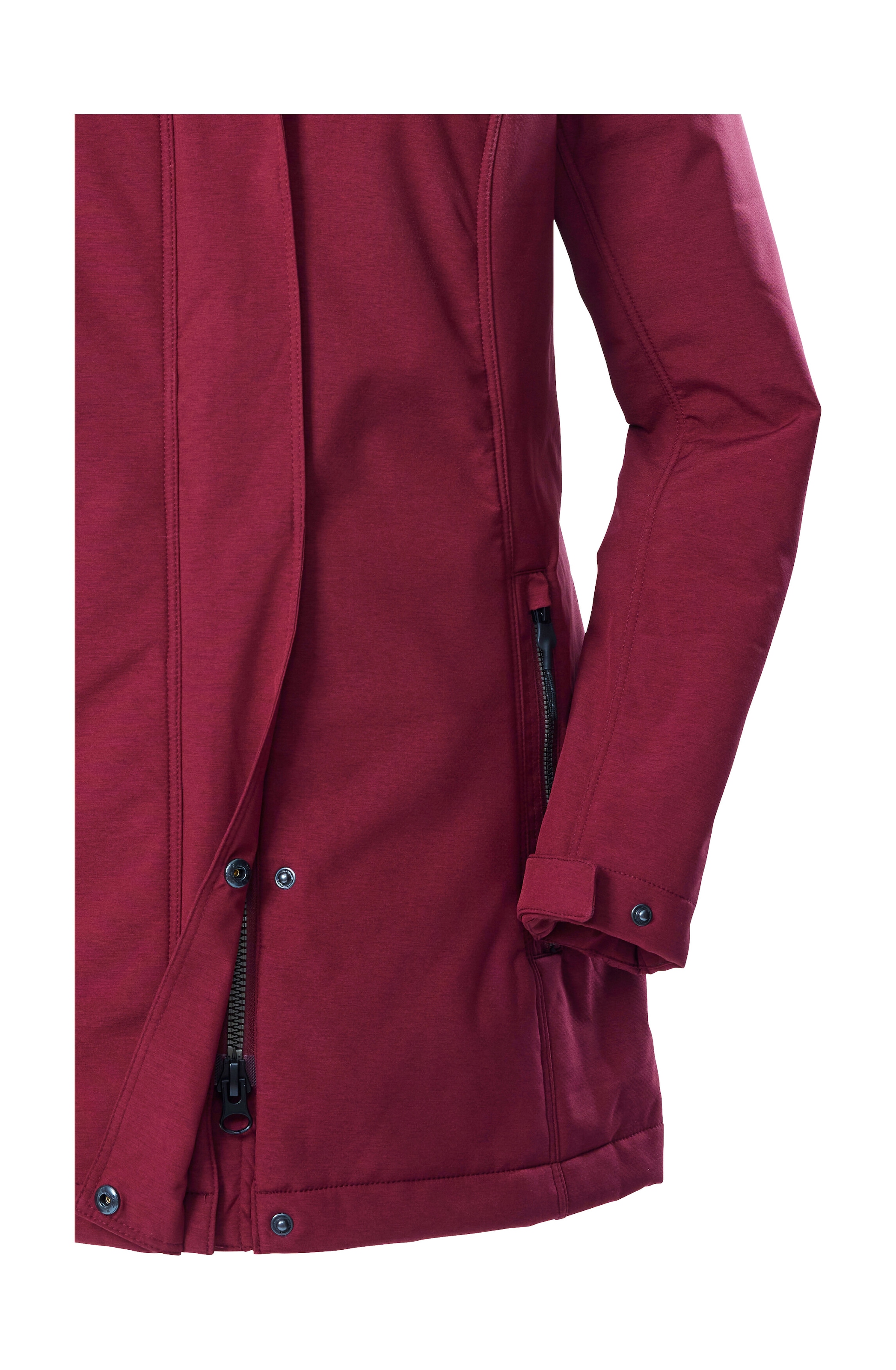 G.I.G.A. DX by killtec Softshellparka »GW 36 WMN SFTSHLL PRK«, Softshellparka: wasserdicht, Teddyfell, 2-Wege-Reißverschluss