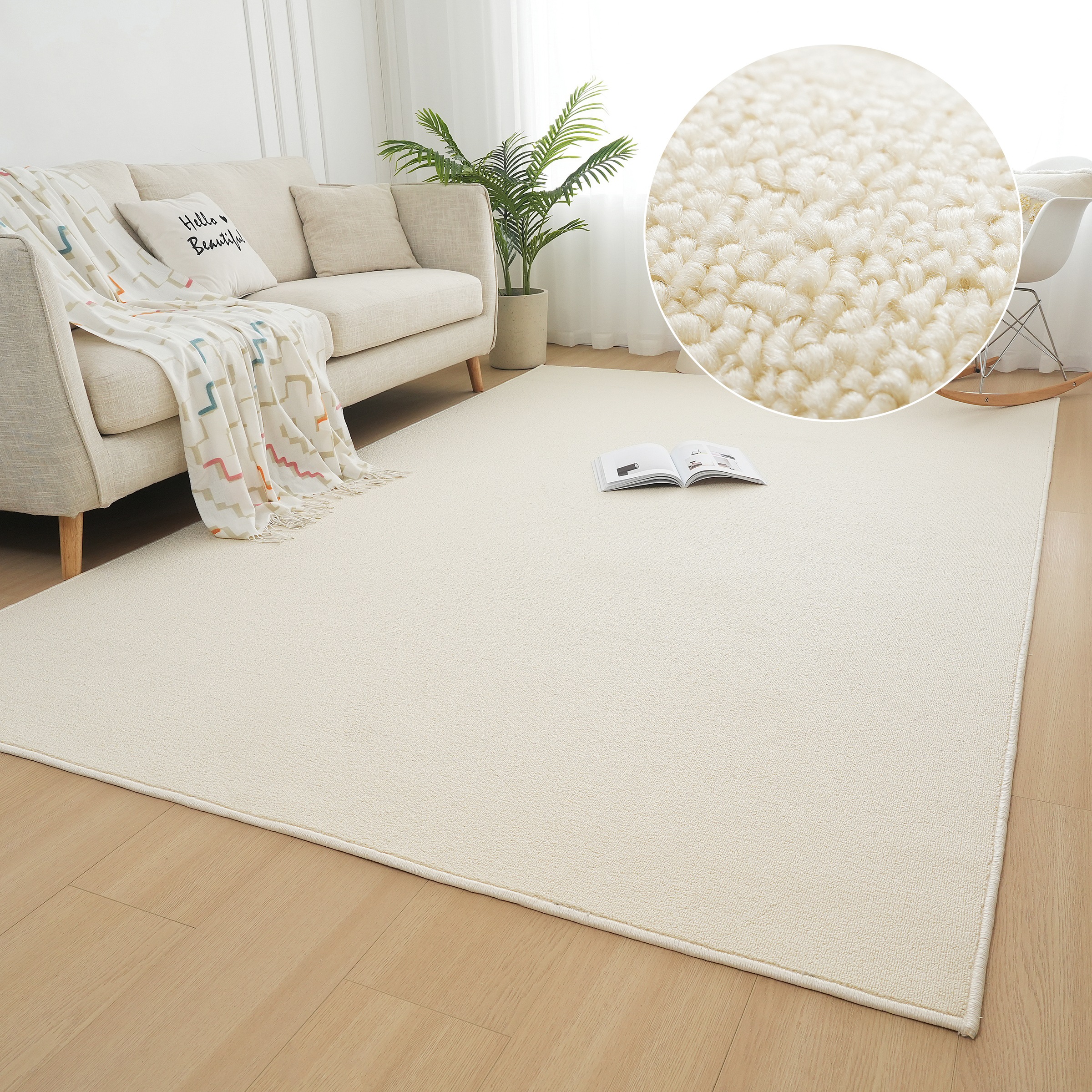 my home Teppich Jola, Uni-Farben, besonders günstig online kaufen