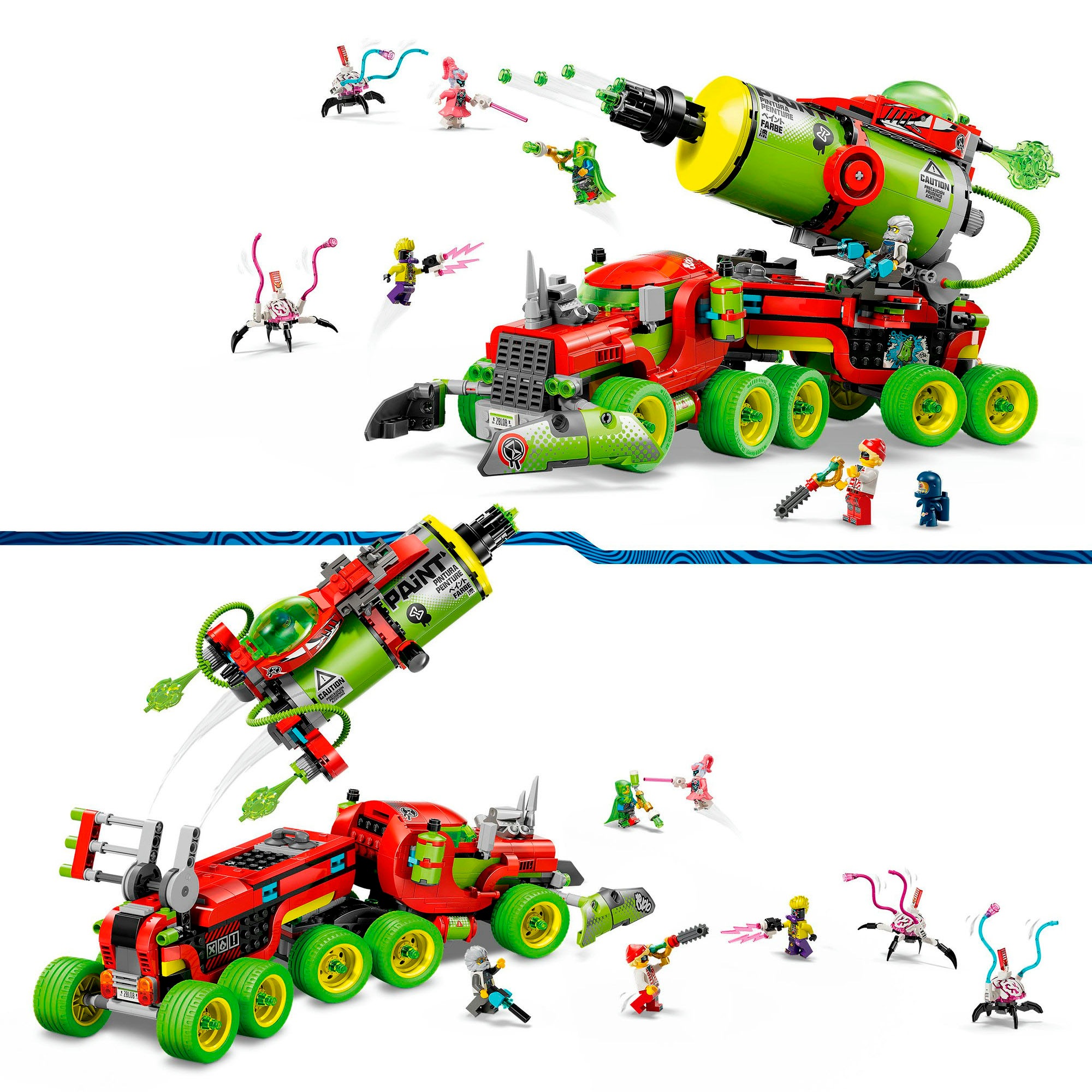 LEGO® Konstruktionsspielsteine »Mateos Sprühdosen-Truck (71499), LEGO DREAMZzz«, (929 St.), Made in Europe