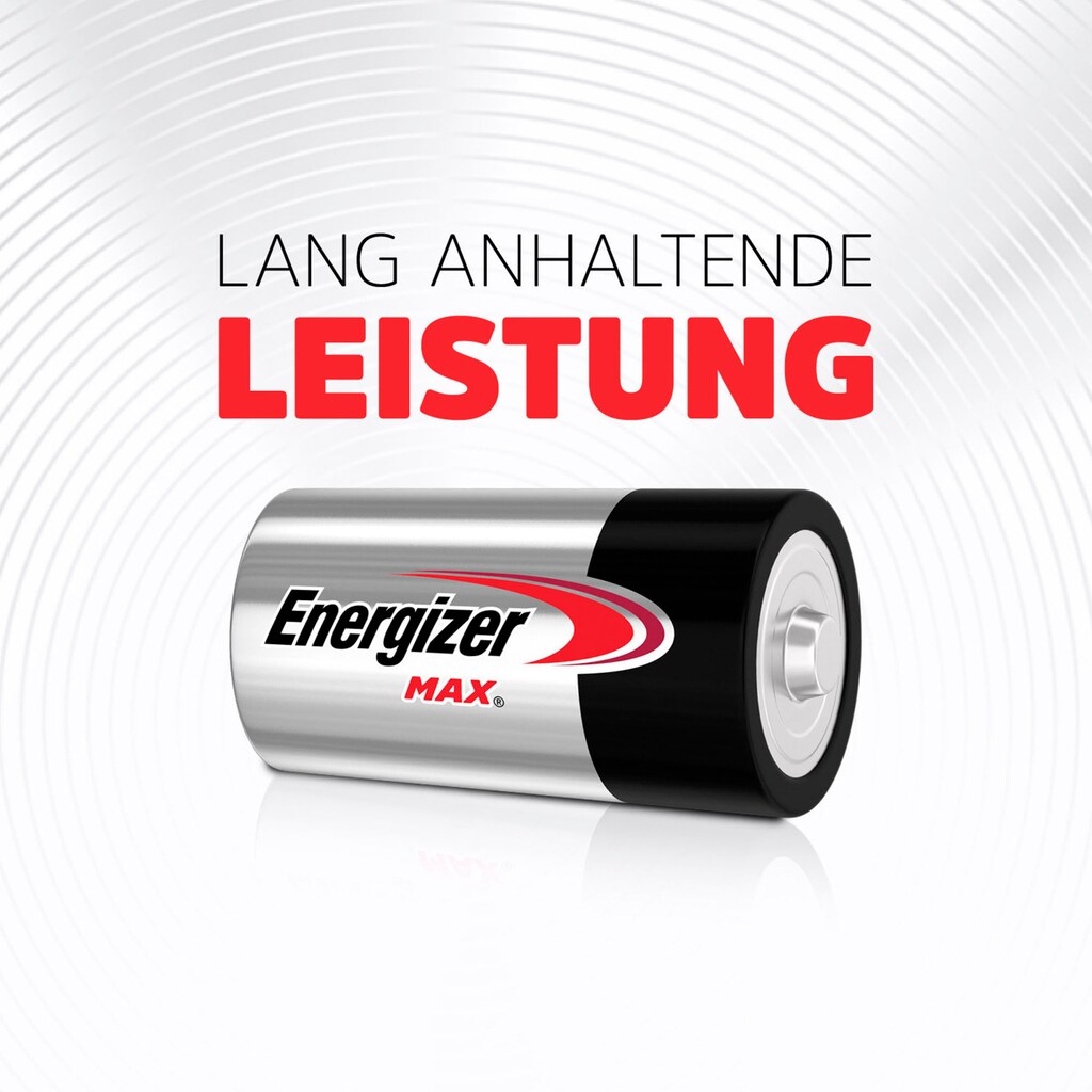 Energizer Batterie »4er Pack MAX C Alkaline«, (Packung, 4 St.)