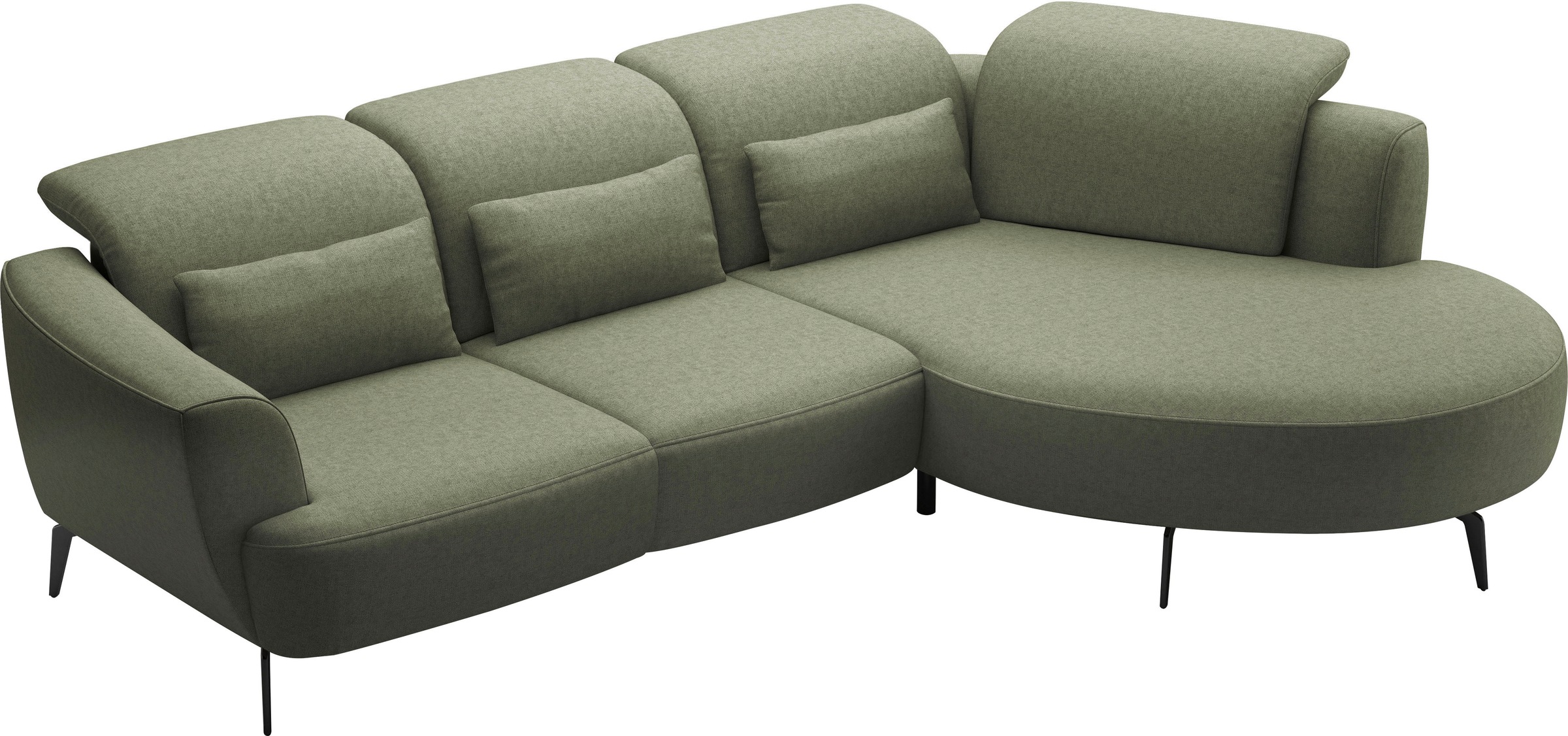 sit&more Ecksofa »Zoe«, ink.Sitztiefenverstellung, wahlweise mit Kopfteilverstellung