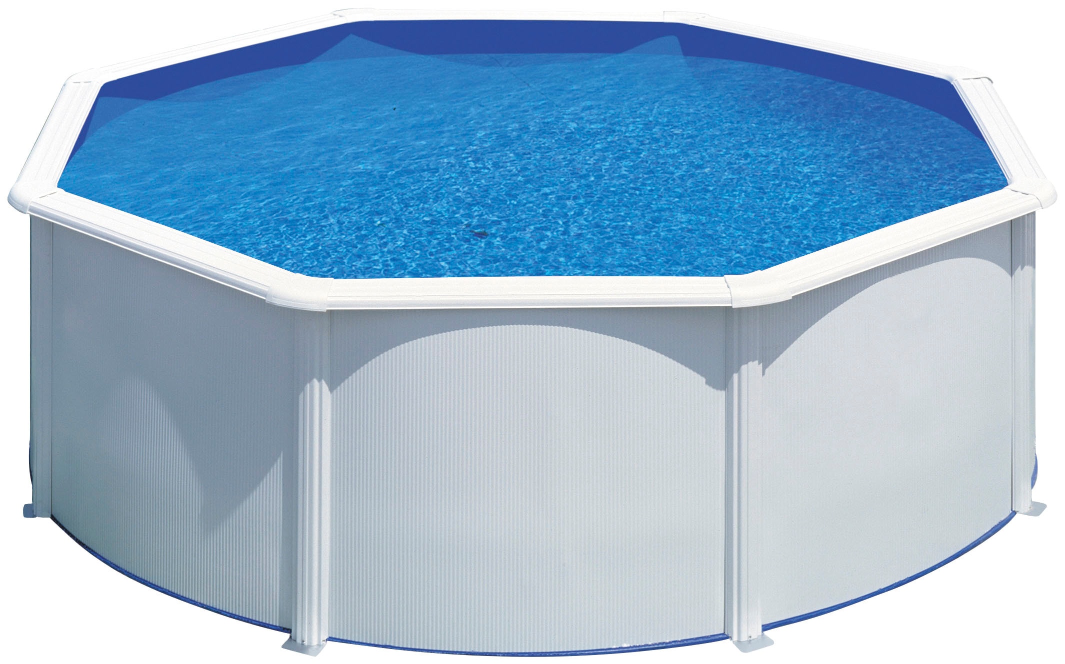 Gre Rundpool »FIDJI inkl. Zubehör«, (Set, 4 tlg.), Höhe: 120 cm, in versch. Größen erhältlich