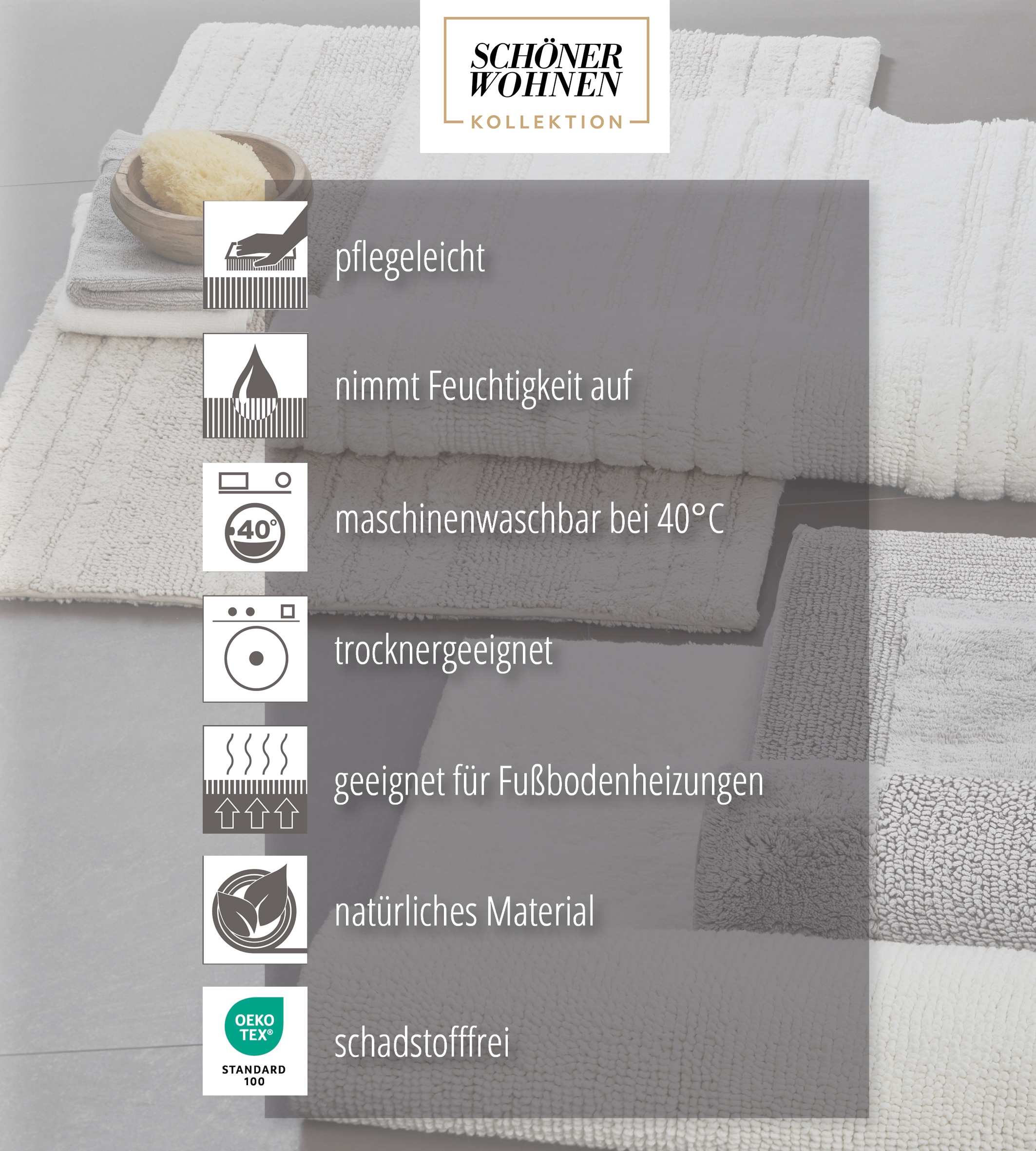 ASTRA Fußmatte »Miabella 1669« rechteckig 7 mm Höhe Schmutzfangmatte, waschbar, In -und Outdoor geeignet