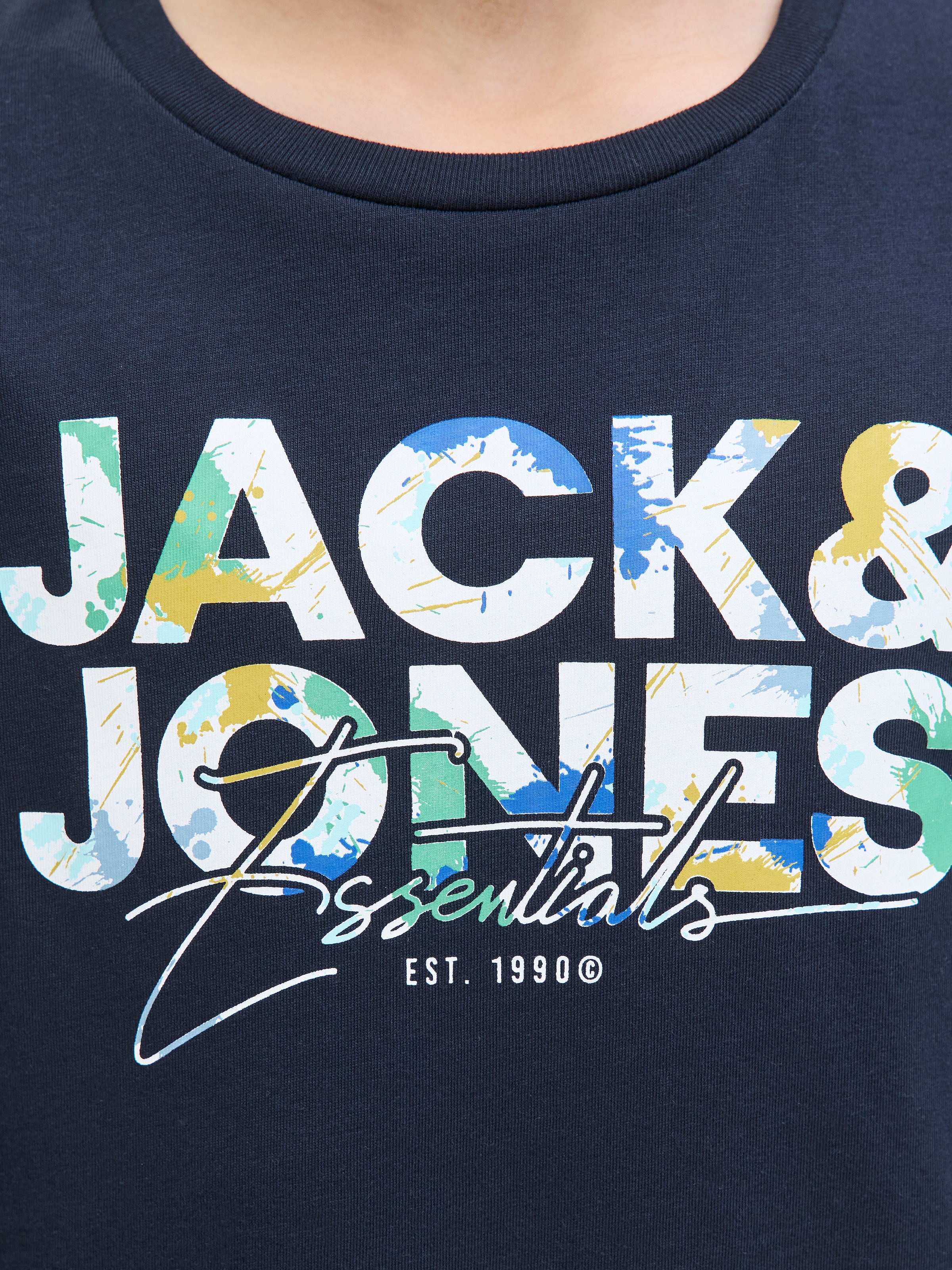 Jack & Jones Junior Langarmshirt »JJGEPLAS TEE LS CREW NECK JNR«