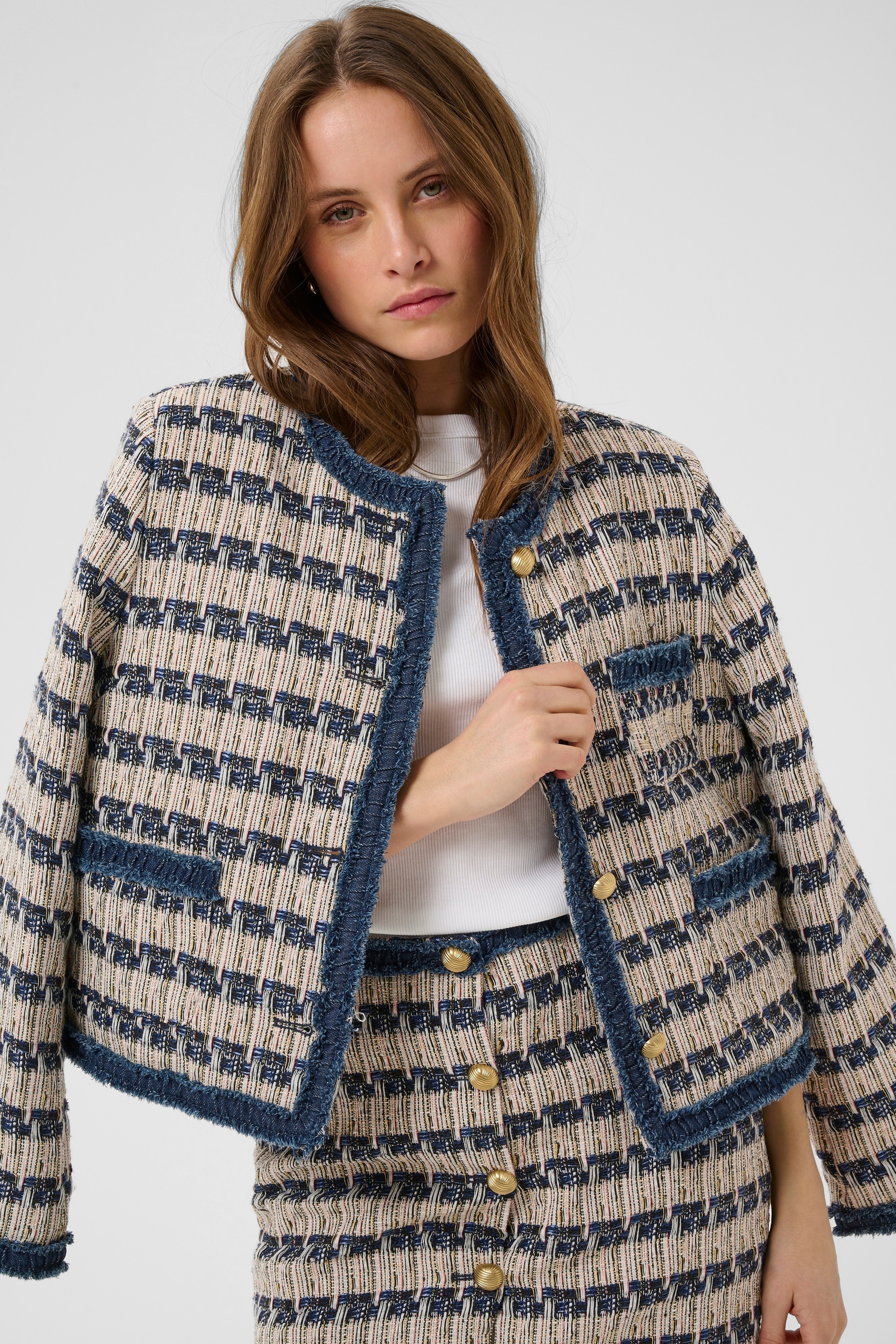 Saint Tropez Blusenblazer »Blazer SheelaSZ«