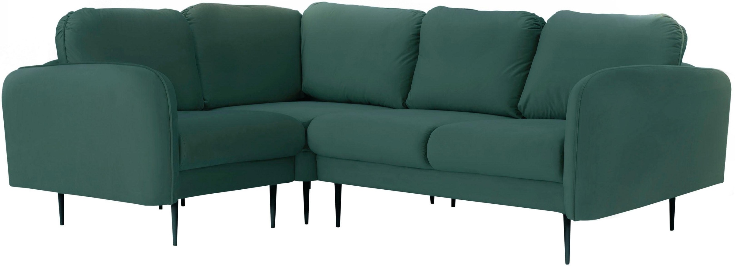 Home affaire Ecksofa »Skidi L-Form« mit losen Rückenkissen und Keder oben a günstig online kaufen