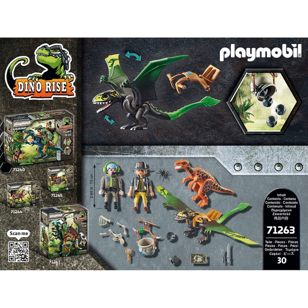 Playmobil® Konstruktions-Spielset »Dimorphodon (71263), Dino Rise«, (30 St.)