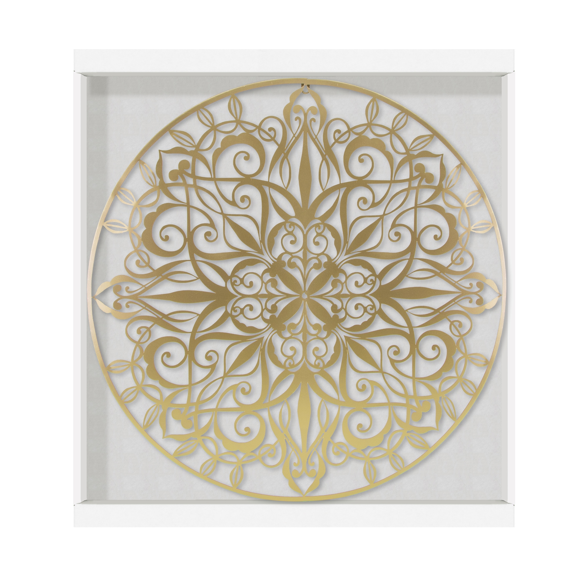 Art for the home Wandbild »Mandala Rund« 1 Stk. tlg. Luxus Metal Art Wanddeko