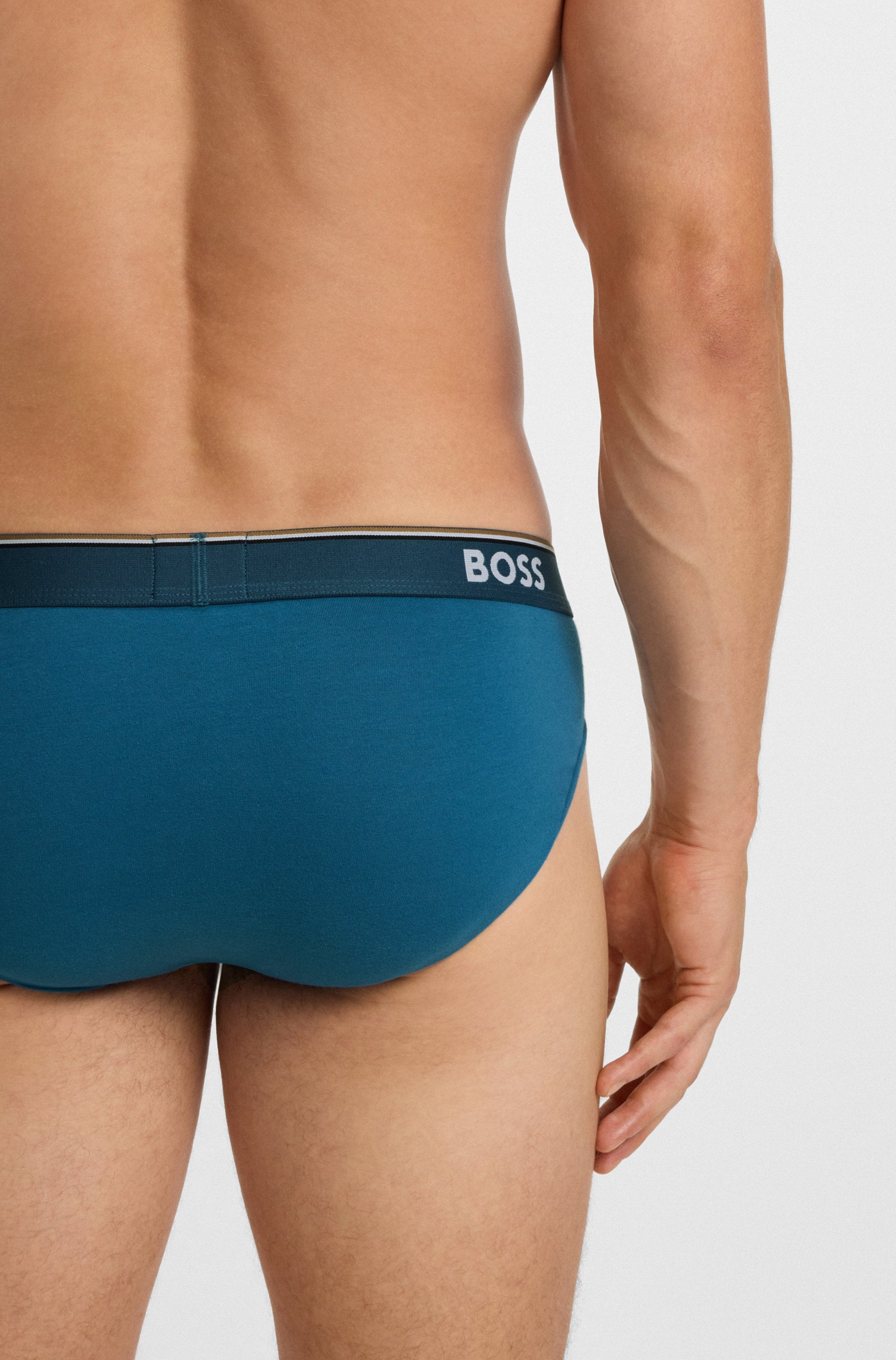 BOSS Slip »Brief 3P Power«, (Packung, 3 St.), mit BOSS Schriftzug