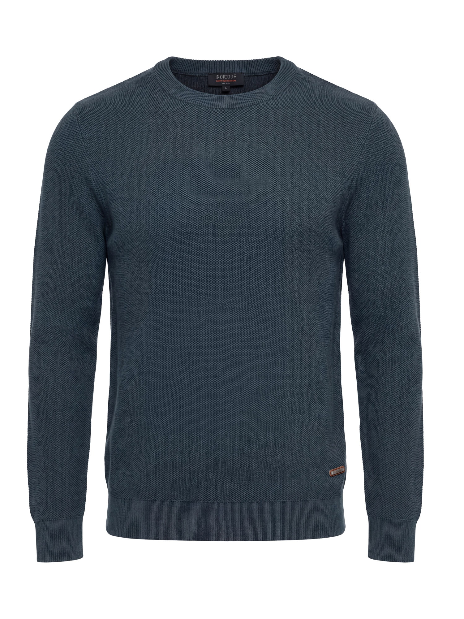 Indicode Rundhalspullover »INJexmon o-neck« Baumwolle, regular fit