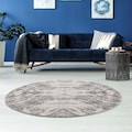 Carpet City Teppich »Noa 9295«, rund, 11 mm Höhe, Kurzflor, Modern, Weicher For, Pflegeleicht, ideal für Wohnzimmer & Schlafzimmer