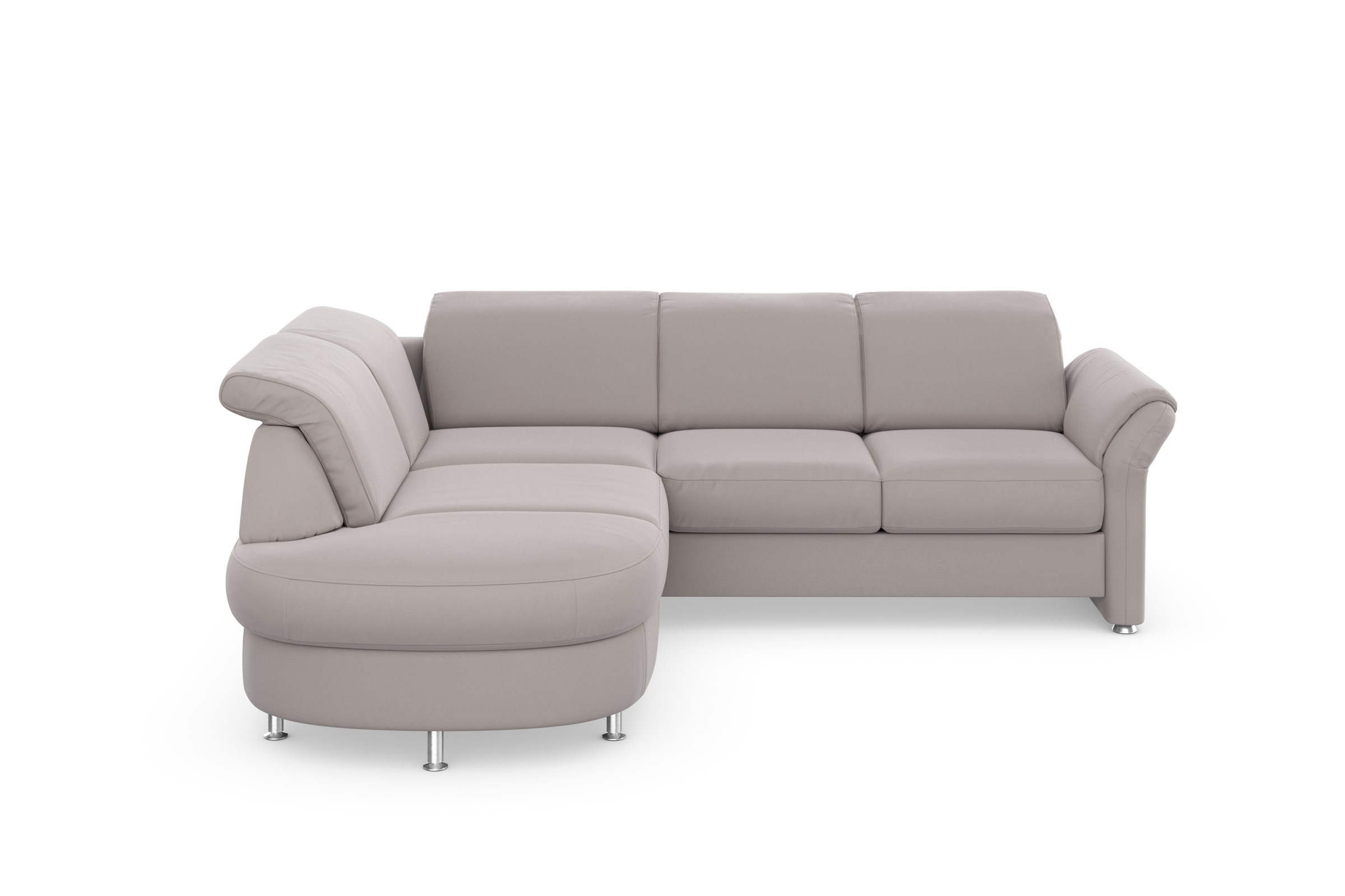 sit&more Ecksofa »Apulia L-Form«, wahlweise Bettfunktion, Bettkasten und Kopf- und Armteilverstellung