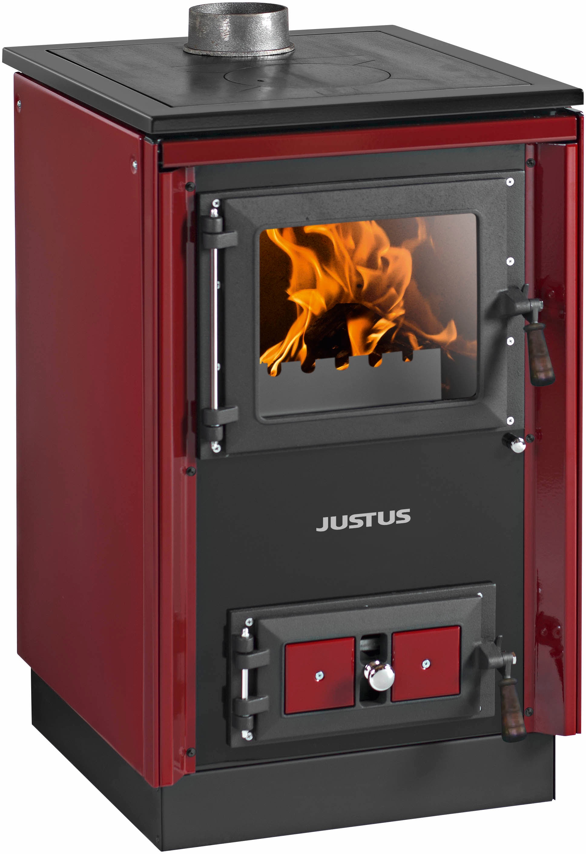 JUSTUS Festbrennstoffherd »Rustico-50 2.0«