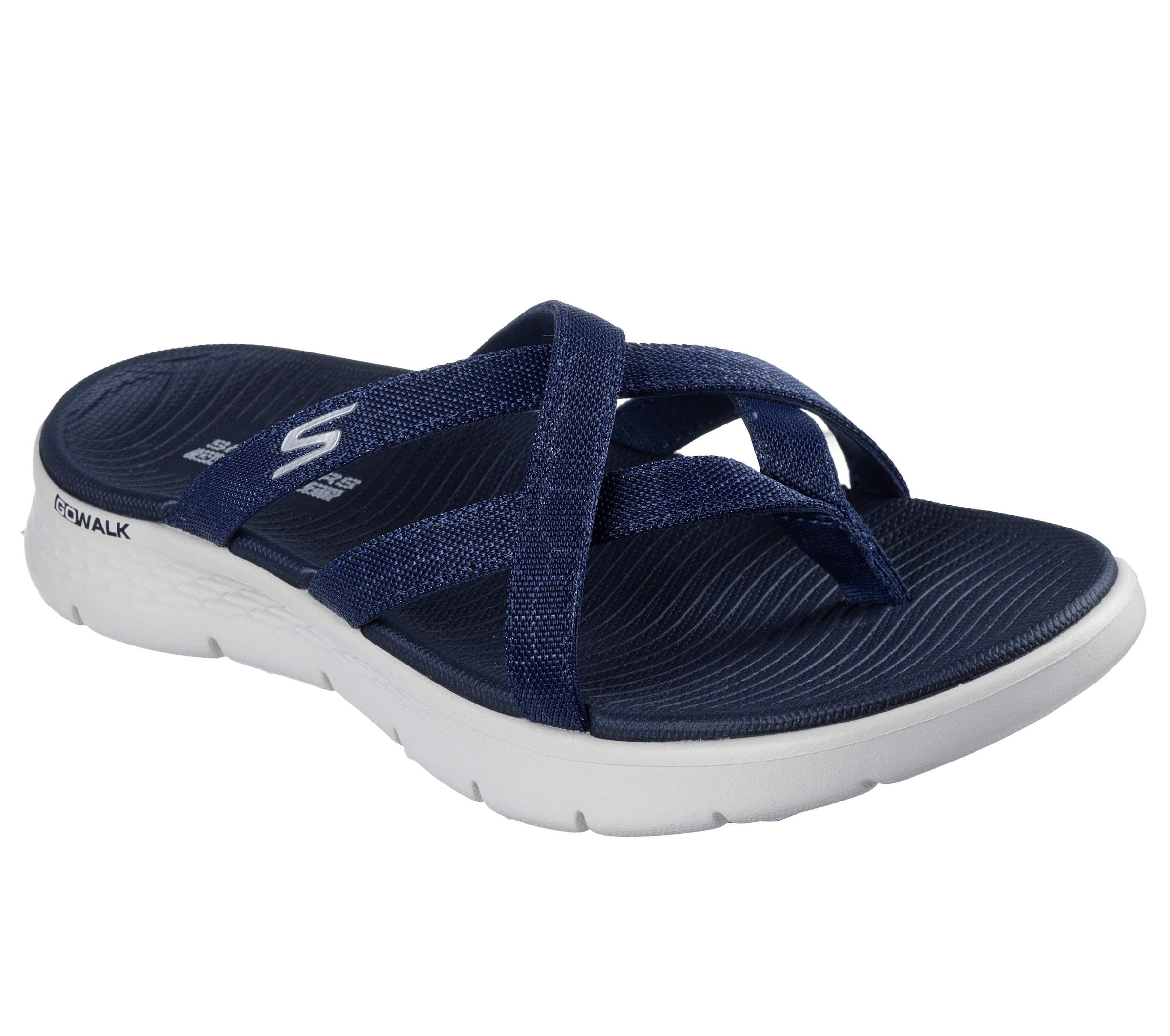 Skechers Zehentrenner »GO WALK FLEX SANDAL-SSSELENA«  Sommerschuh, Strandschuh, Sandale, Badeschuh mit Komfortfußbett