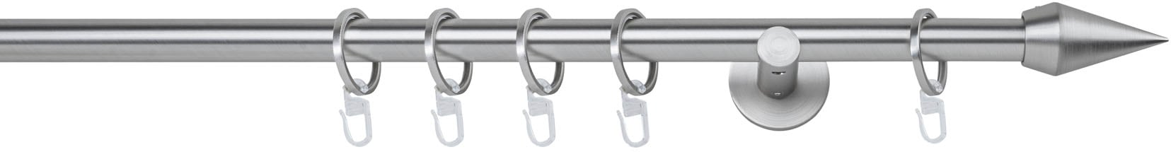 mydeco Gardinenstange »20mm Point Wandträger 6,5 cm«, 1 läufig-läufig, Fixmaß