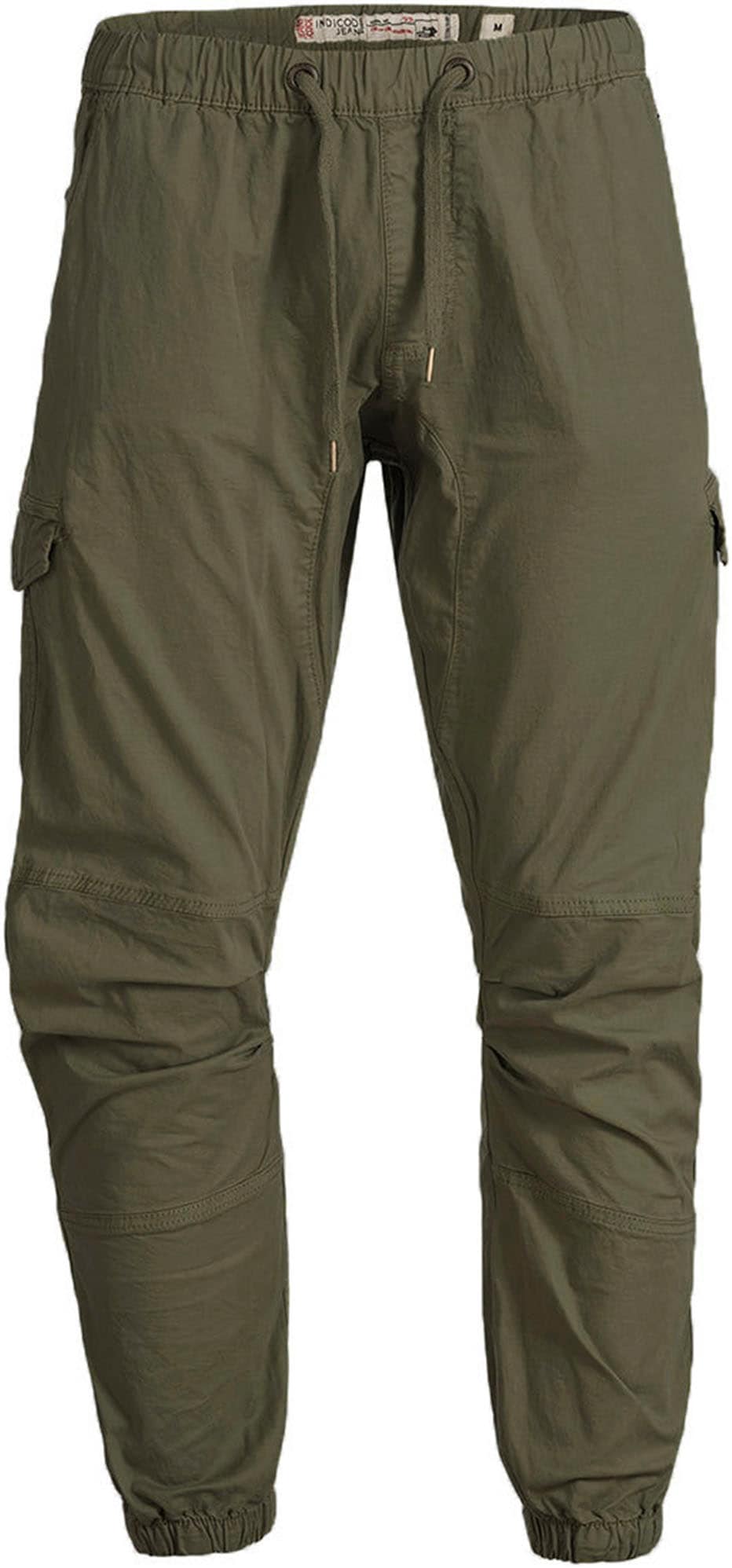 Indicode Cargohose »INLevi«, mit seitlichen Cargotaschen und elastischen Bündchen