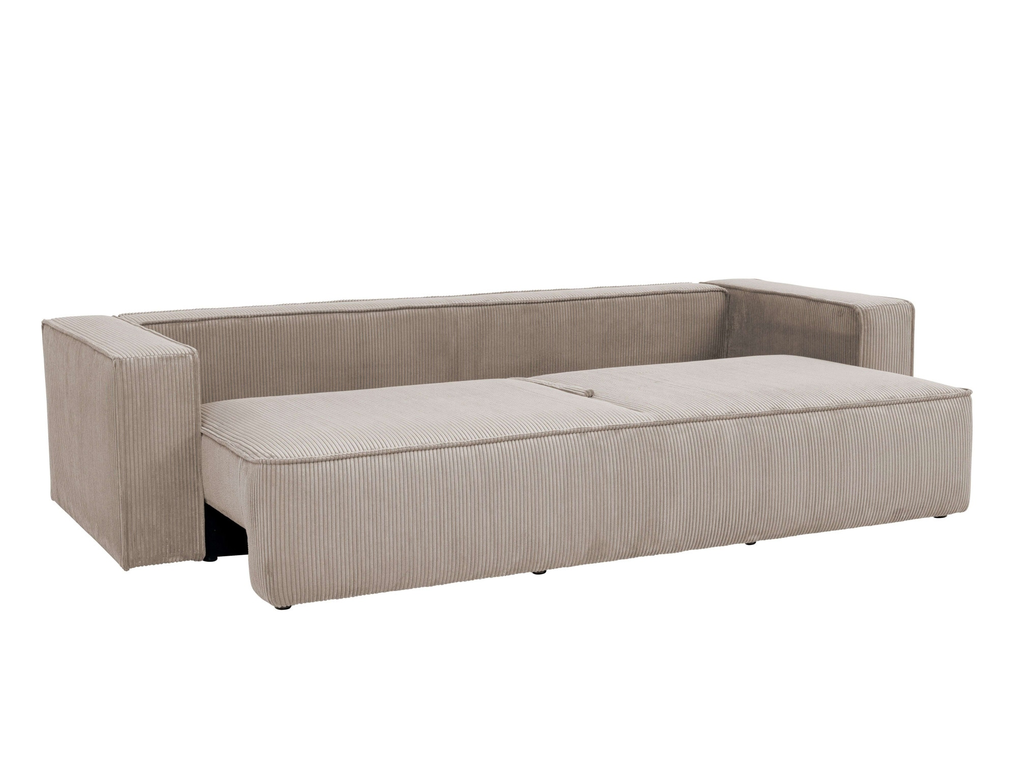 OTTO home 4-Sitzer »Tillian, Schlafsofa, Schlafcouch« Breite 274 cm, Breitkord, Sitzfläche mit Taschenfederkern