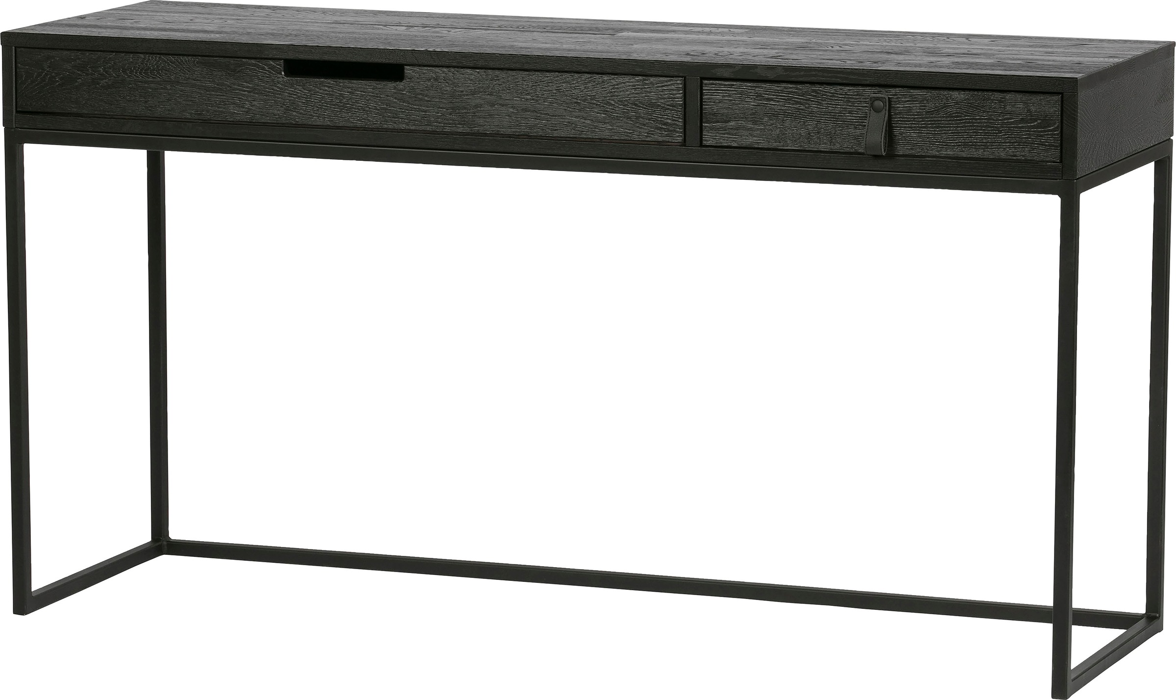 WOOOD Schreibtisch »Silas«, zwei Schubladen, Holz teilmassiv, H 75 cm x B 140 cm