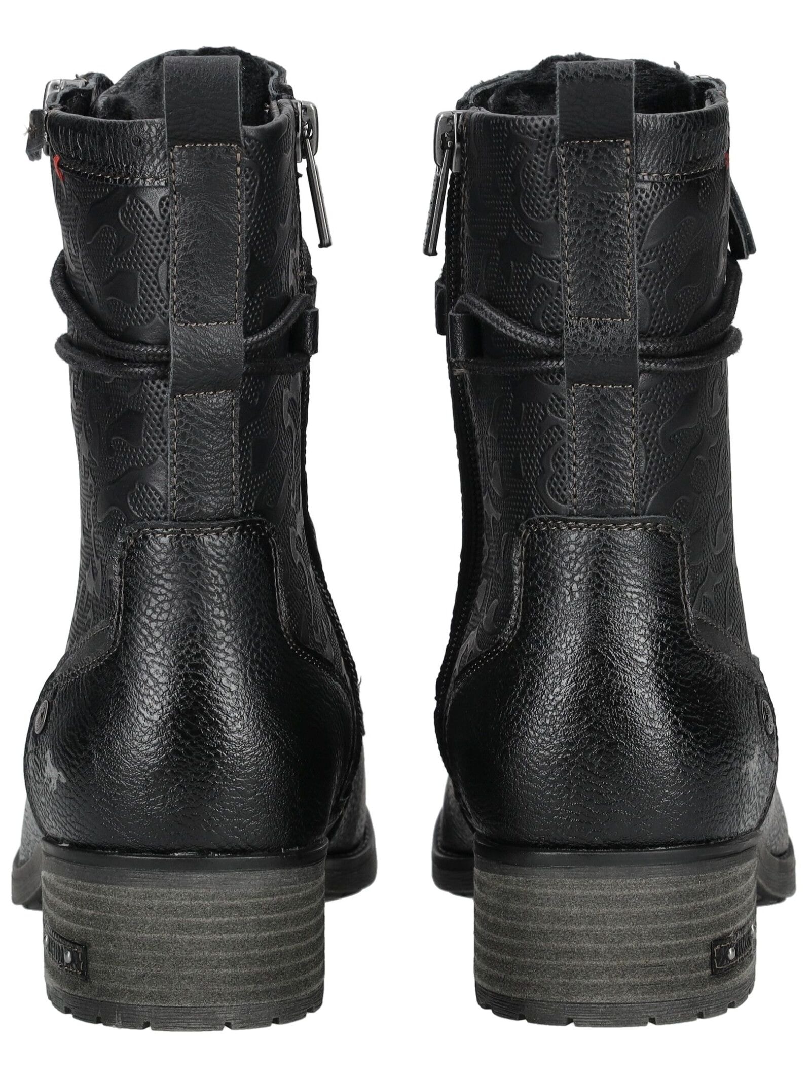 Mustang Shoes Schnürstiefelette »Mustang Shoes Stiefelette Lederimitat/Textil«