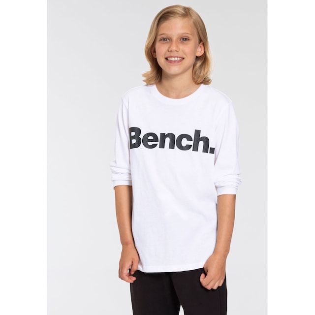 Bench. Langarmshirt »Basic«, mit Druck in Kontrastfarbe im Online-Shop  bestellen
