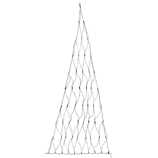 Home affaire LED-Lichternetz »Varennes, Weihnachtsdeko aussen«, in  Dreieckform, inkl. 3 Saugnäpfe und Bänder zur Befestigung auf Raten kaufen