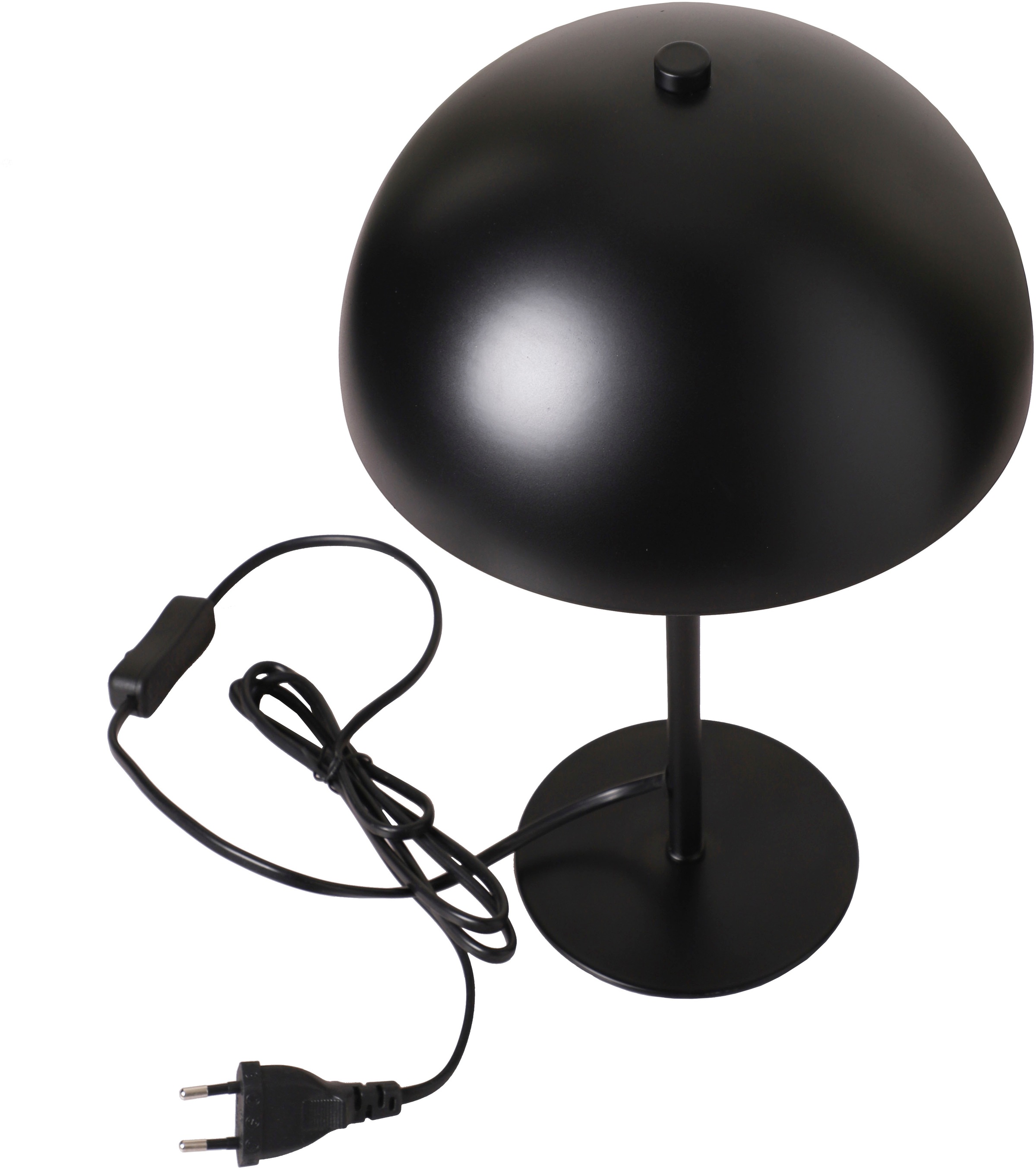 andas Tischleuchte »Husballa - Pilzlampe«, 1 flammig, Leuchtmittel E14 | ohne Leuchtmittel, Pilzleuchte, Tischlampe, Metallsockel, Höhe 35 cm, Pilzdesign