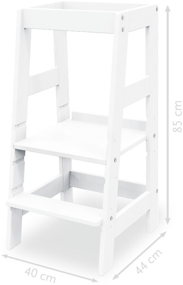 Pinolino® Stehhilfe »Lernturm Fino«, weiß lackiert; Made in Europe