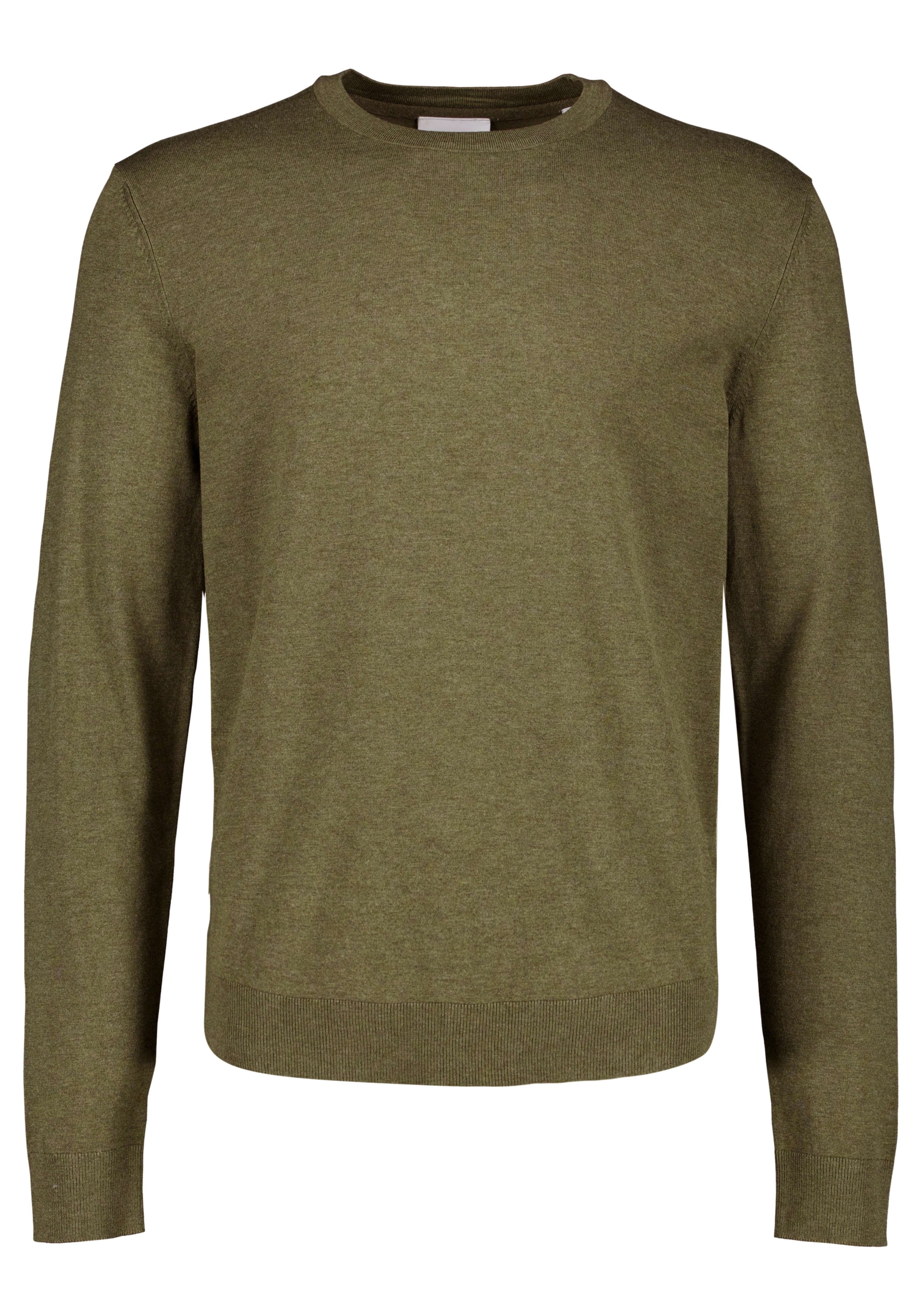 LINDBERGH Strickpullover mit Rundhals / Viskose / unifarben