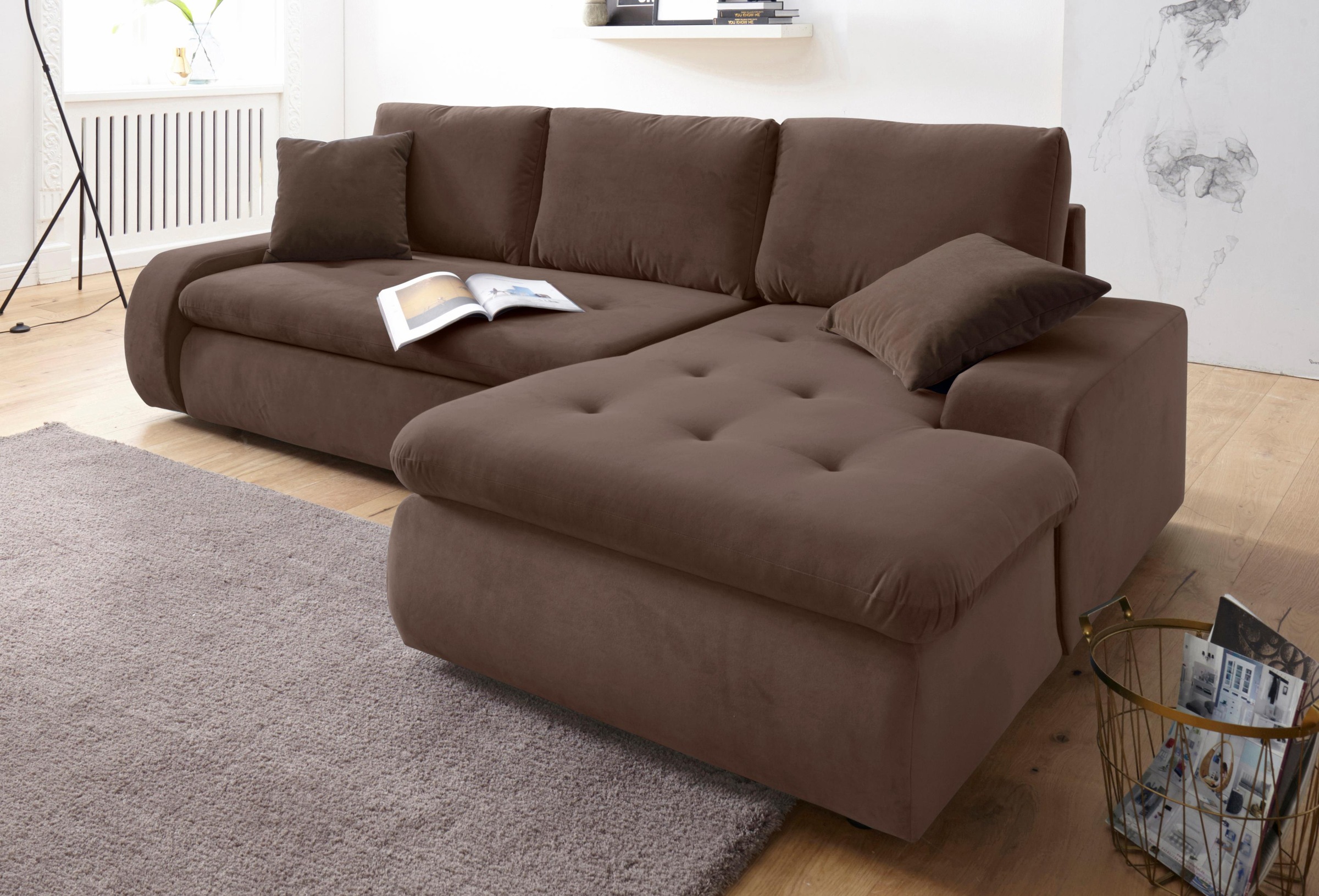 TRENDMANUFAKTUR Ecksofa »Indie II, tolle Detailverarbeitung, bequem und kom günstig online kaufen