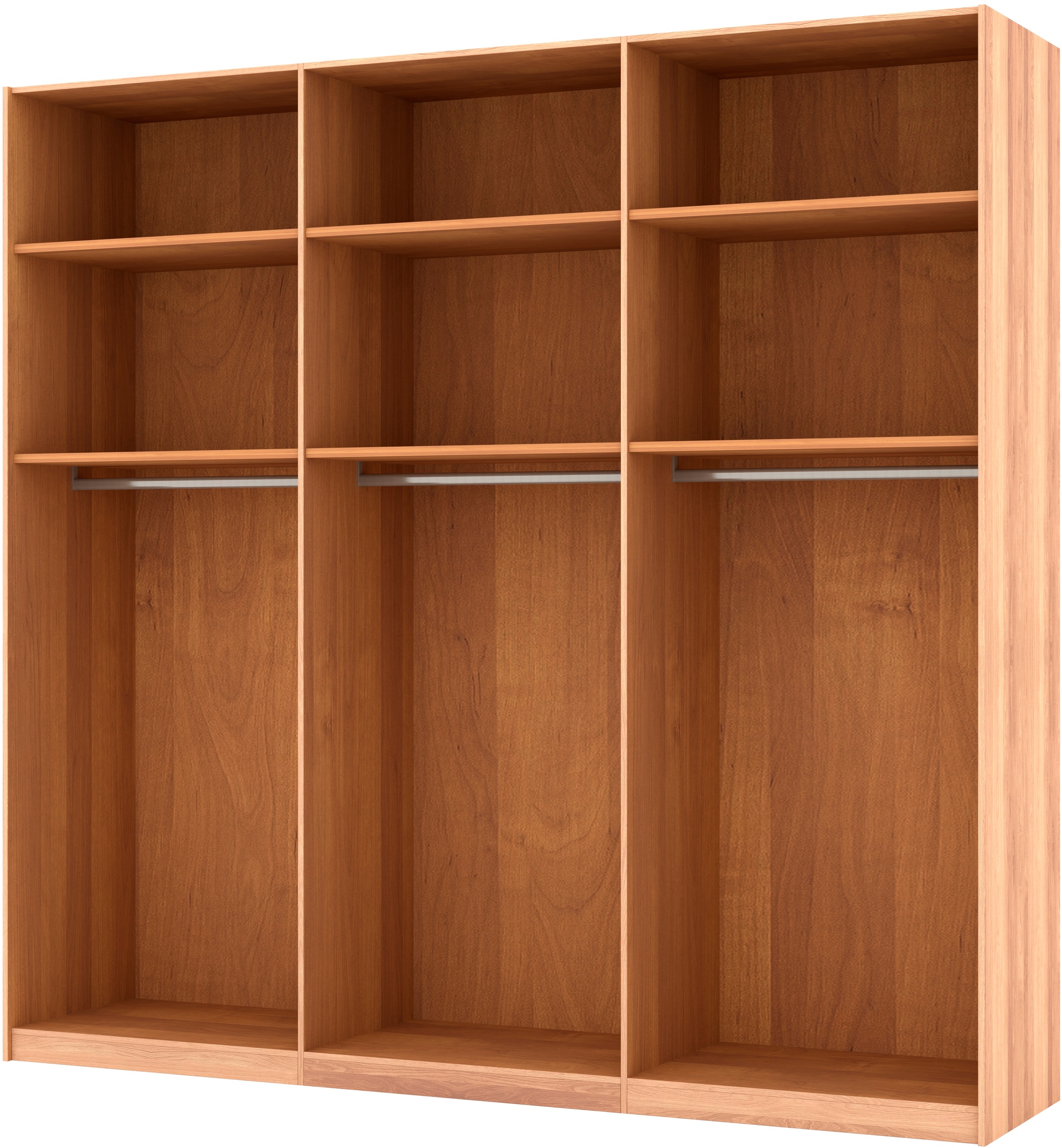 Musterring Schwebetürenschrank »Sorrent, Kleiderschrank«, (Teilmassiv Eiche, MADE IN GERMANY), Türen in Eiche massiv mit Kassetten-Optik, verschiedene Maße verfügbar