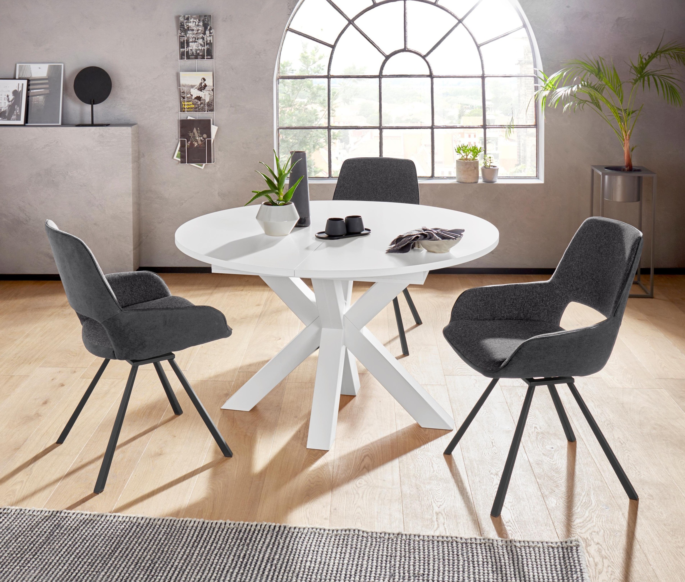 MCA furniture 4-Fußstuhl »Parana«, (Set), 2 St., Stuhl belastbar bis 120 Kg