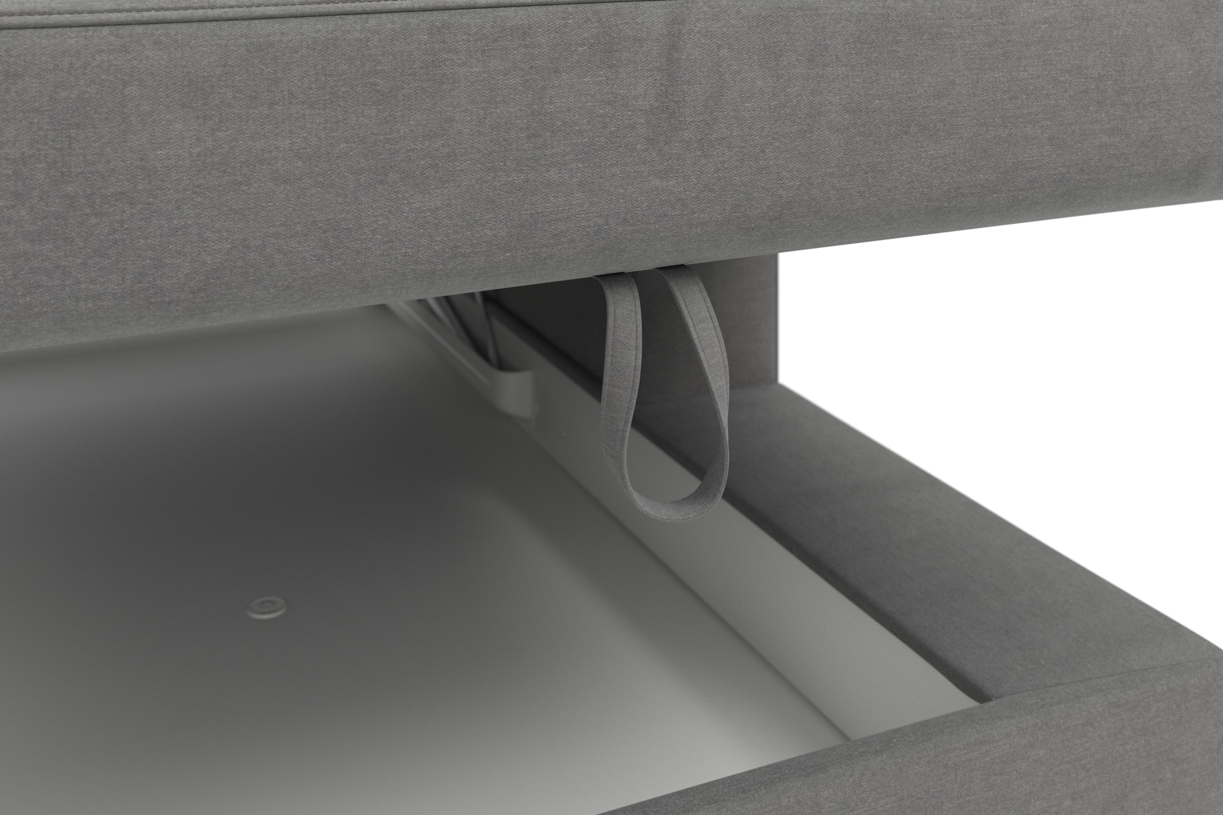 sit&more Ecksofa »Olsen L-Form«, inklusive Sitztiefenverstellung, wahlweise mit Bettfunktion, 15cm hoch