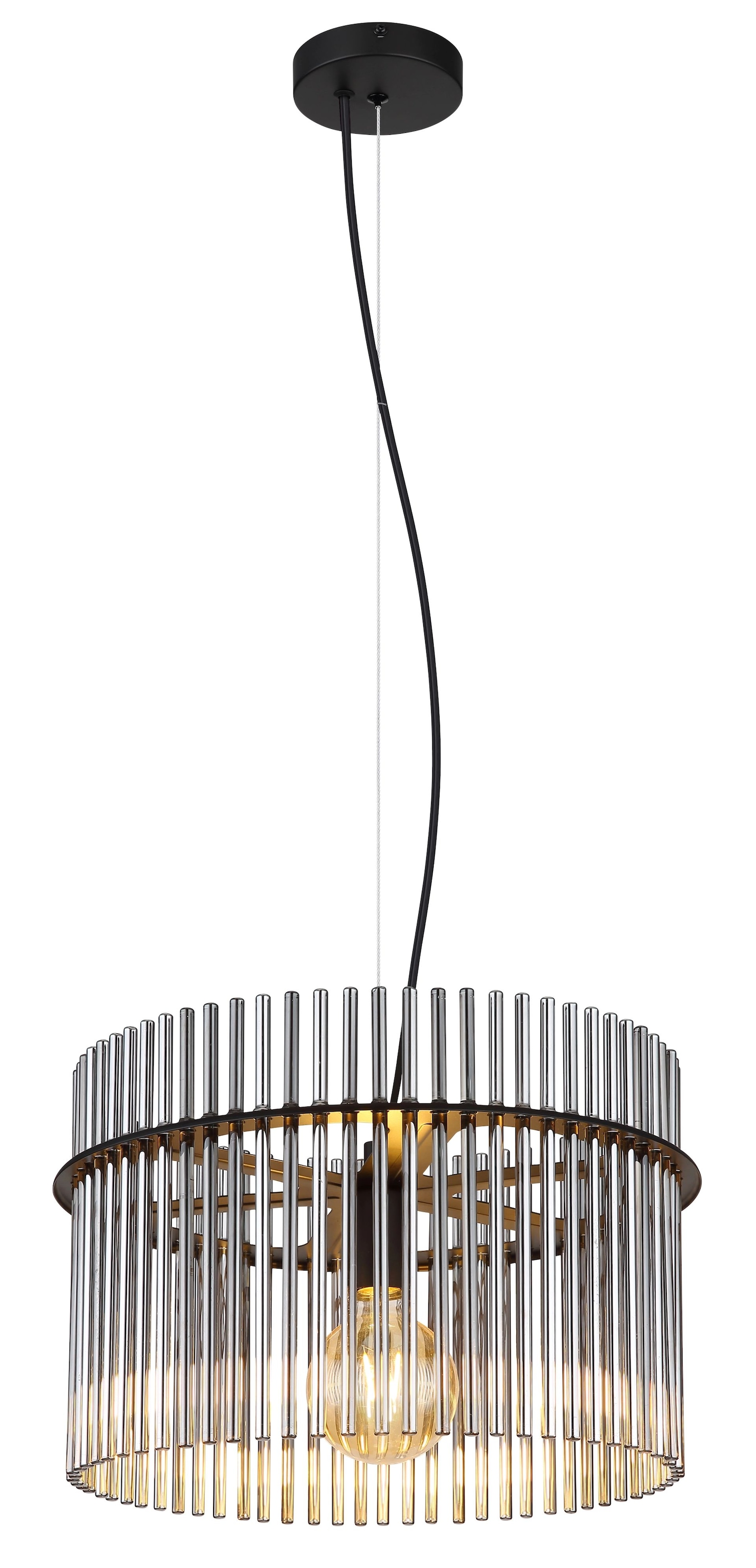 GLOBO LIGHTING Pendelleuchte »GORLEY« E27 1 Stk. Design Glasstäbe, Deckenlampe, Wohnzimmer, Esszimmer, Hängeleuchte