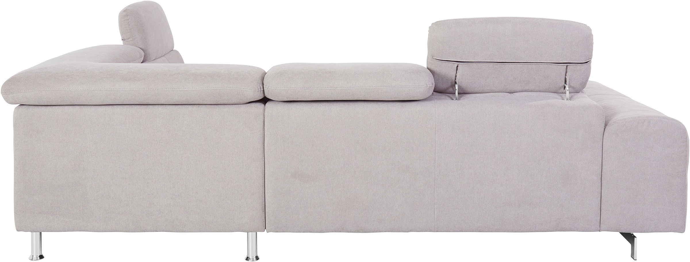 COTTA Ecksofa »Chef L-Form«, mit Kopfteilverstellung, edle Metallkufen, wahlweise mit Bettfunktion
