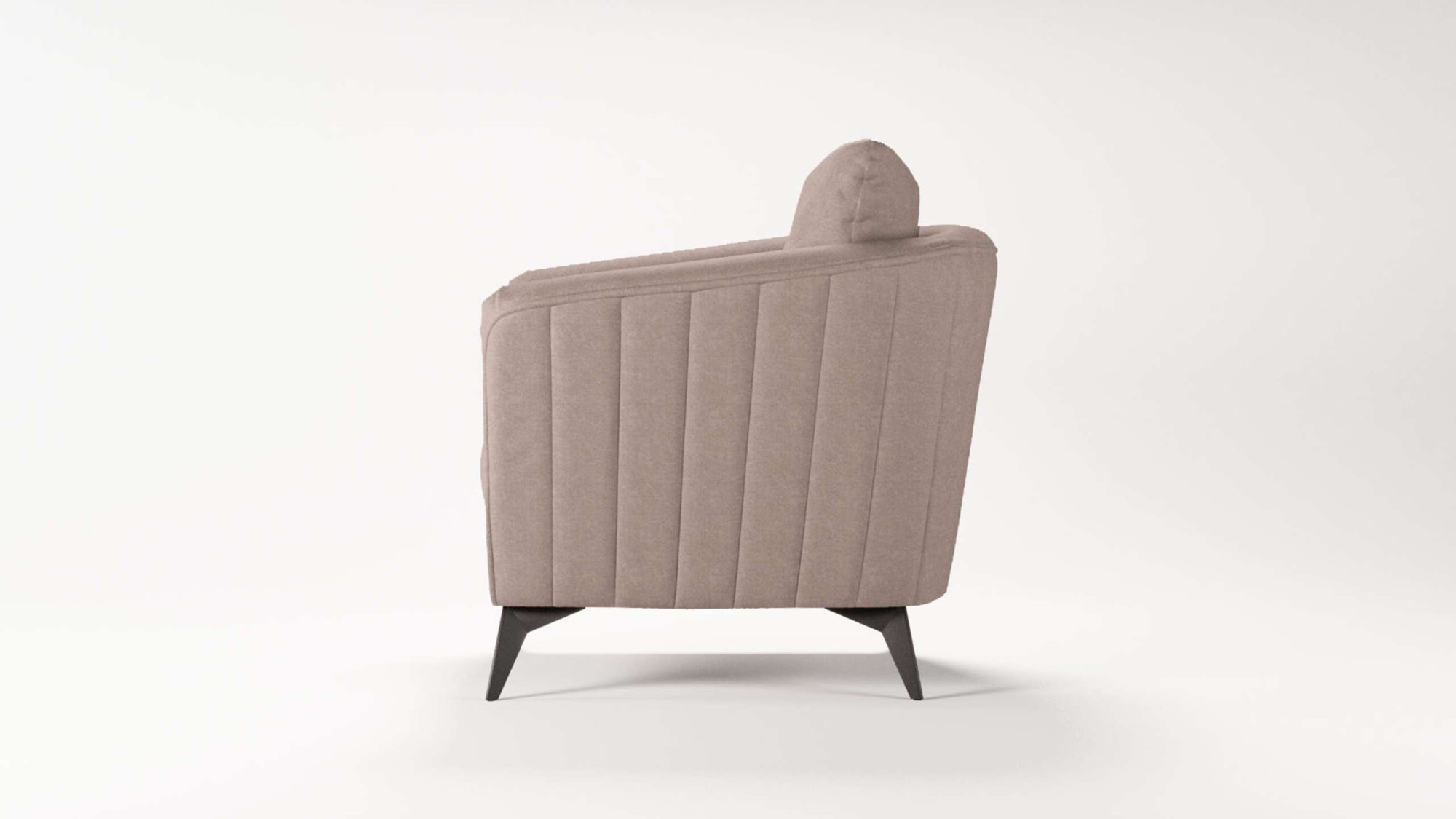 Places of Style Cocktailsessel »MATTHEW Sessel, Maße B/T/H: 83/85/88 cm«, modern, mit Rückenkissen