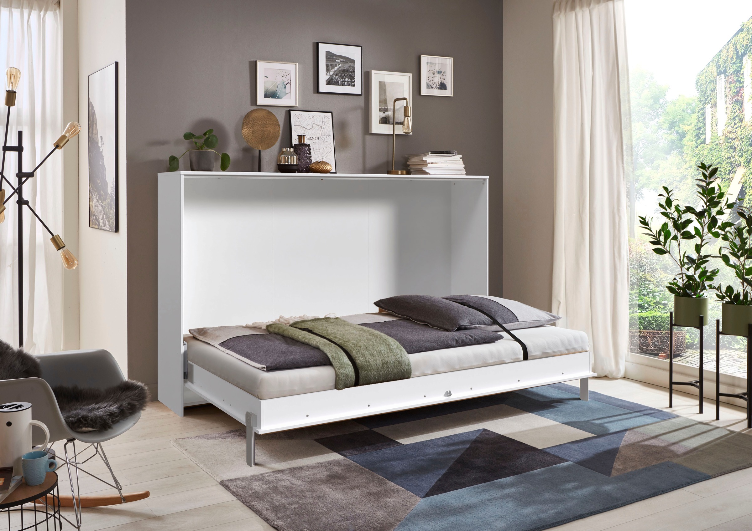 Wimex Schrankbett "Juist Schrankklappbett Gästebett" horizontal klappbar, 3 günstig online kaufen