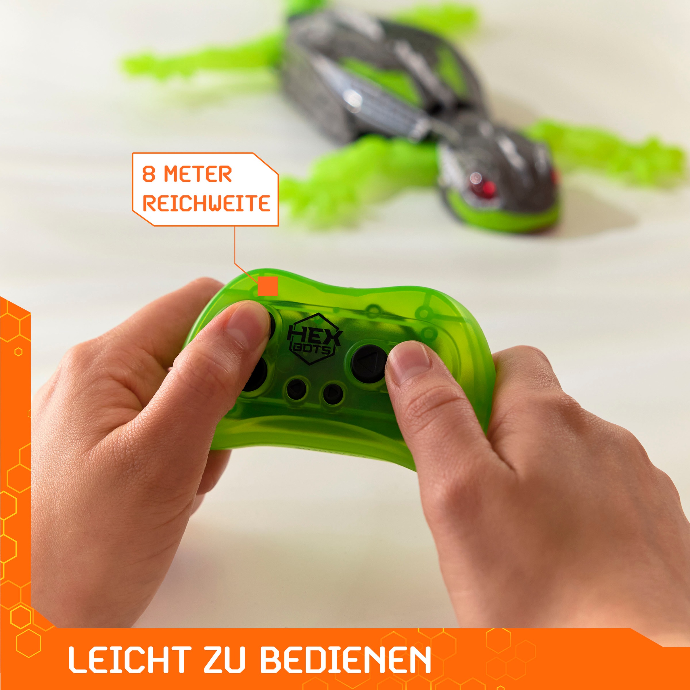 Spin Master RC-Tier »Hex Bots - Wandflitzer Gecko«