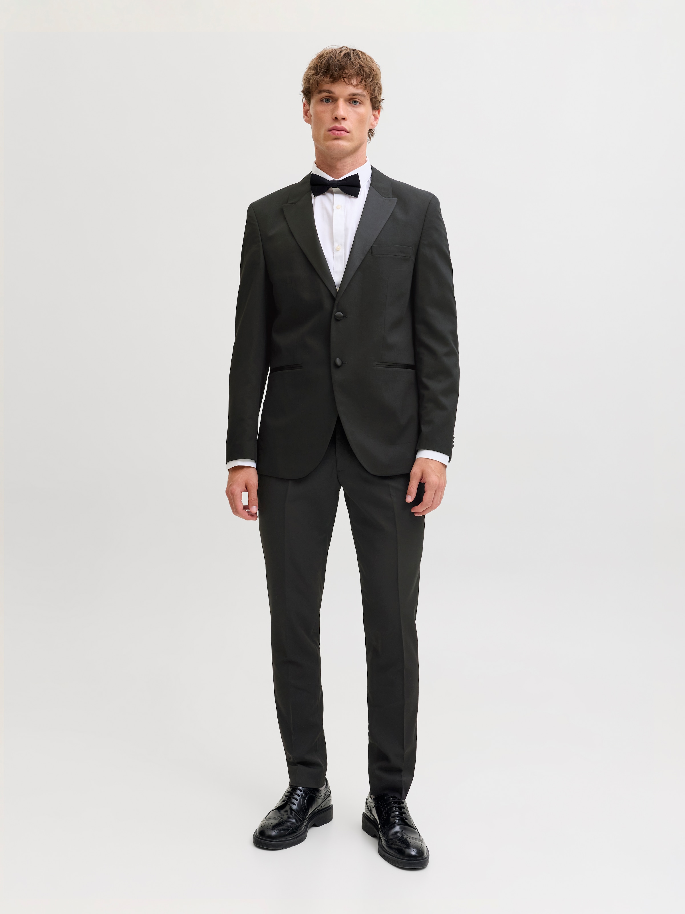 Jack & Jones Anzughose »JPRFRANCO  Hose mit schmalem Bein und cleanem Look«  meliert, modisch, slim fit, Kunstfaser