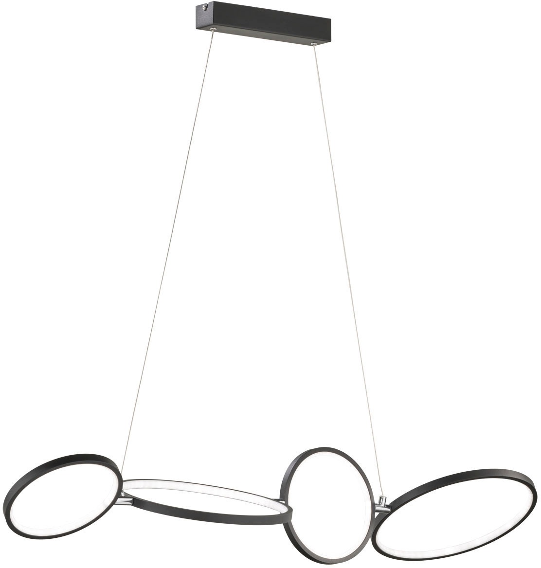 TRIO Leuchten LED Pendelleuchte »Rondo«, 4 flammig, Leuchtmittel LED-Board günstig online kaufen