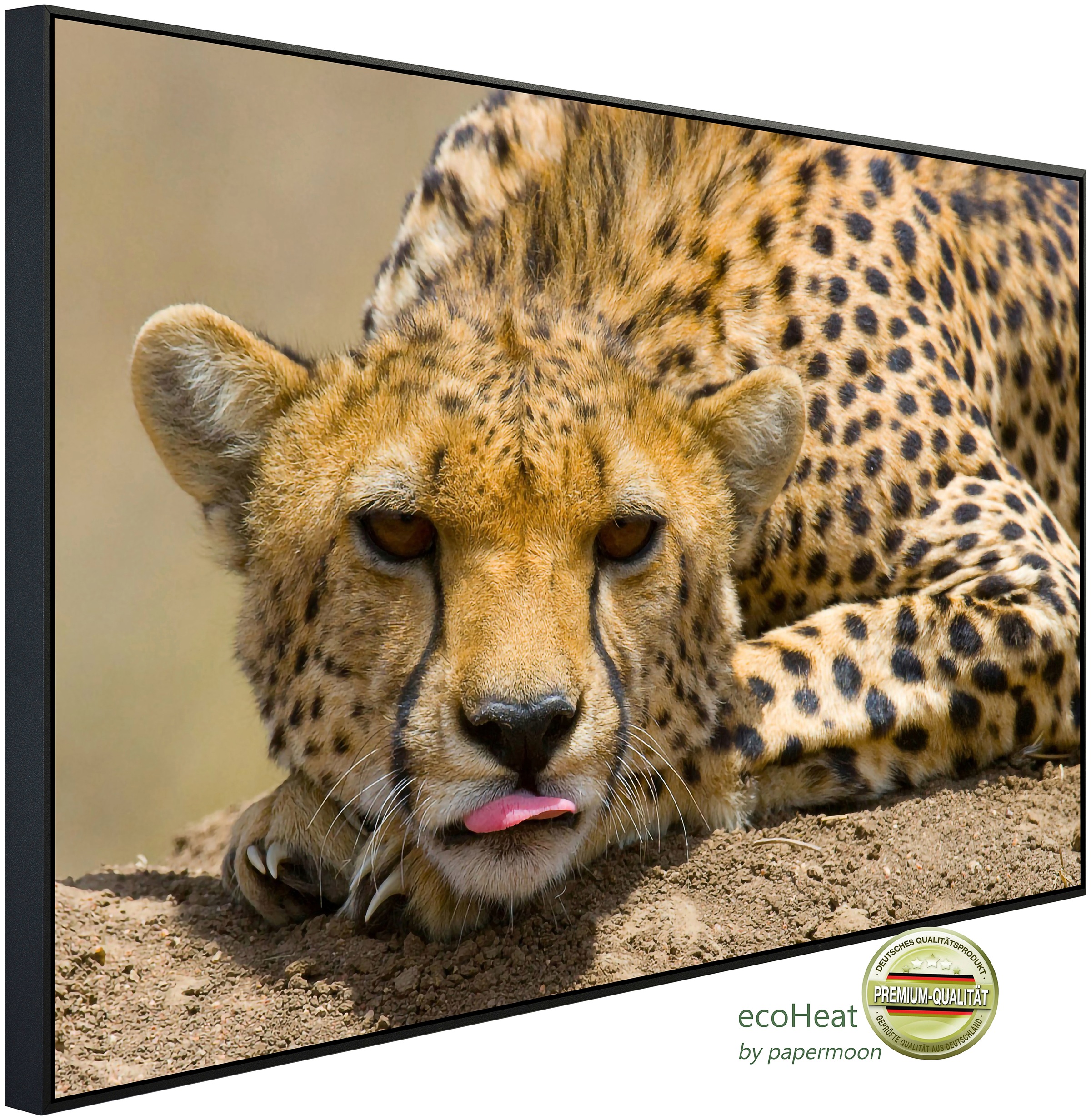 Papermoon Infrarotheizung »Gepard Porträt«, sehr angenehme Strahlungswärme günstig online kaufen