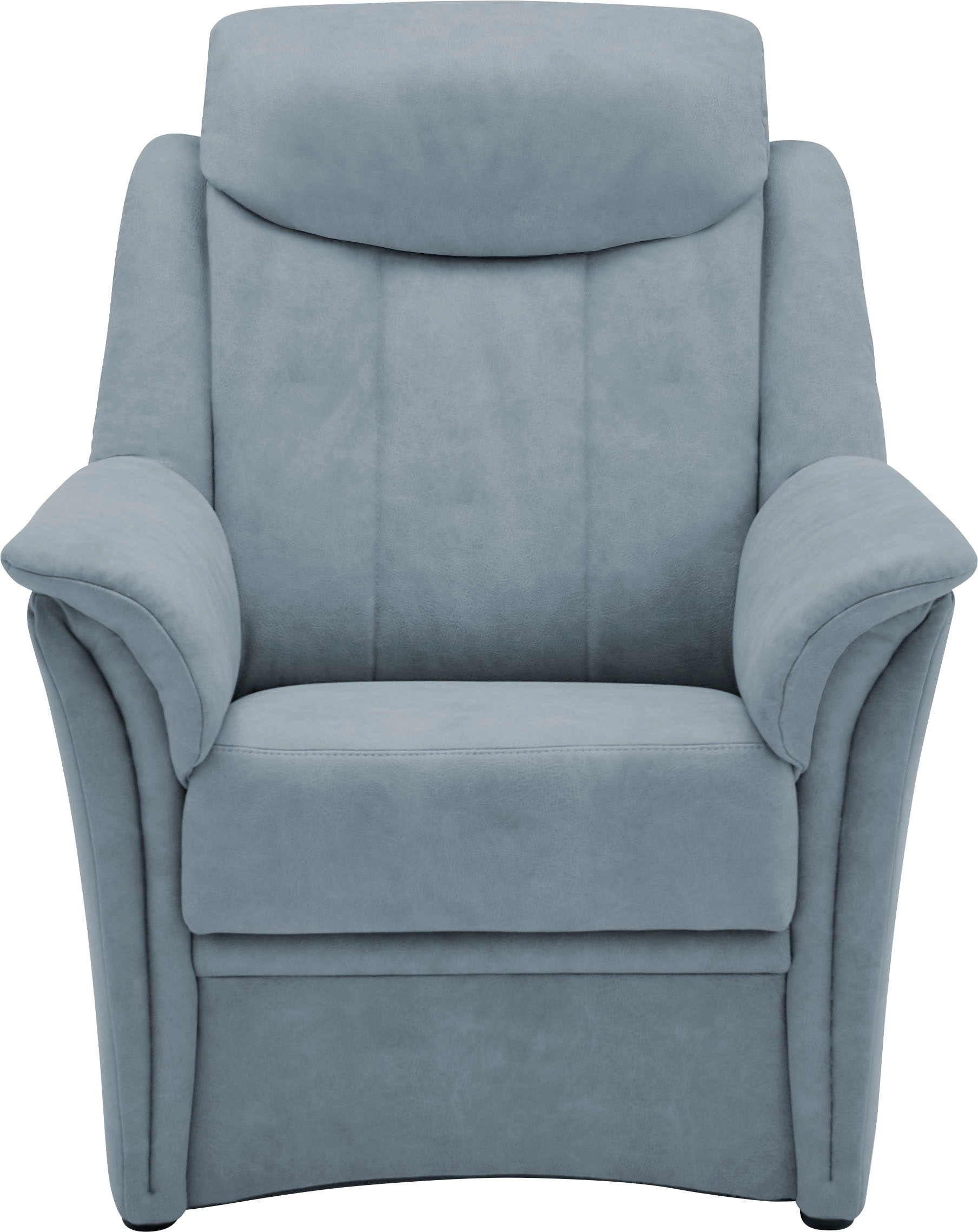 VILLA BECK Polstergarnitur »Lugano«, (Set, 3 tlg.), Kopfteilverstellung, in Sitzhöhe 46 cm, 3-Sitzer und 2x Sessel