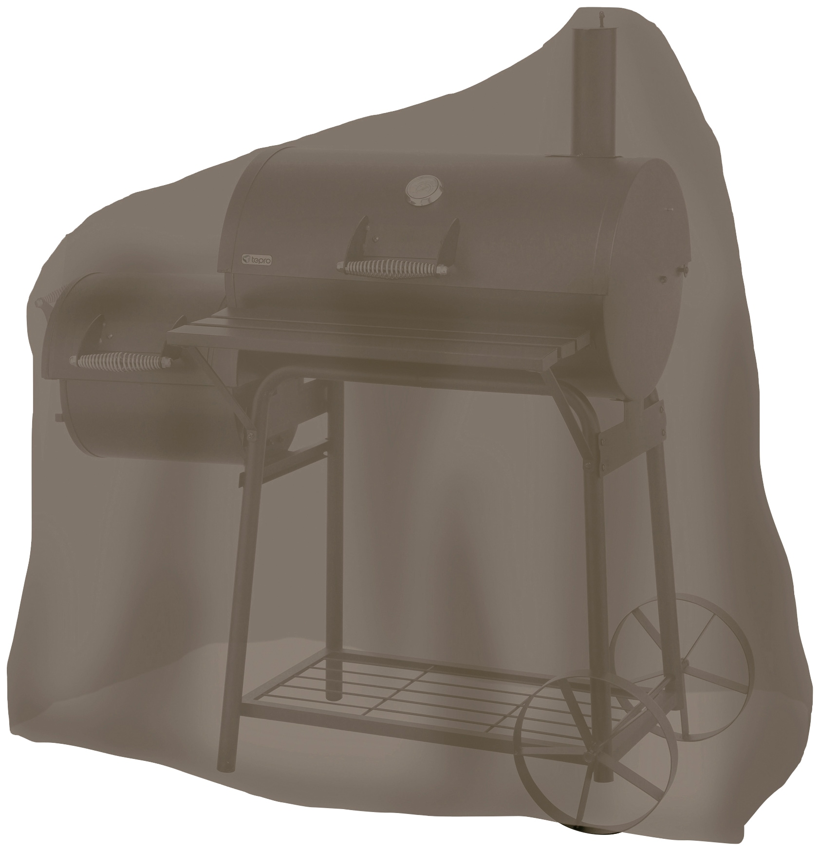 Tepro Grill-Schutzhülle, BxLxH: 126x74x119 cm, für Smoker mittel