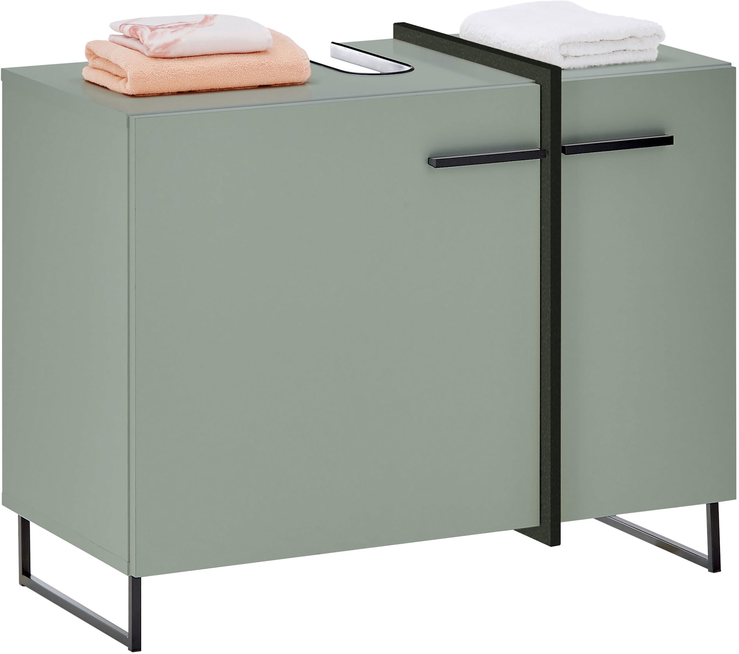 BASIC by Balculina Waschbeckenunterschrank »Palermo, BxHxT 80x64x41 cm« 1 S günstig online kaufen