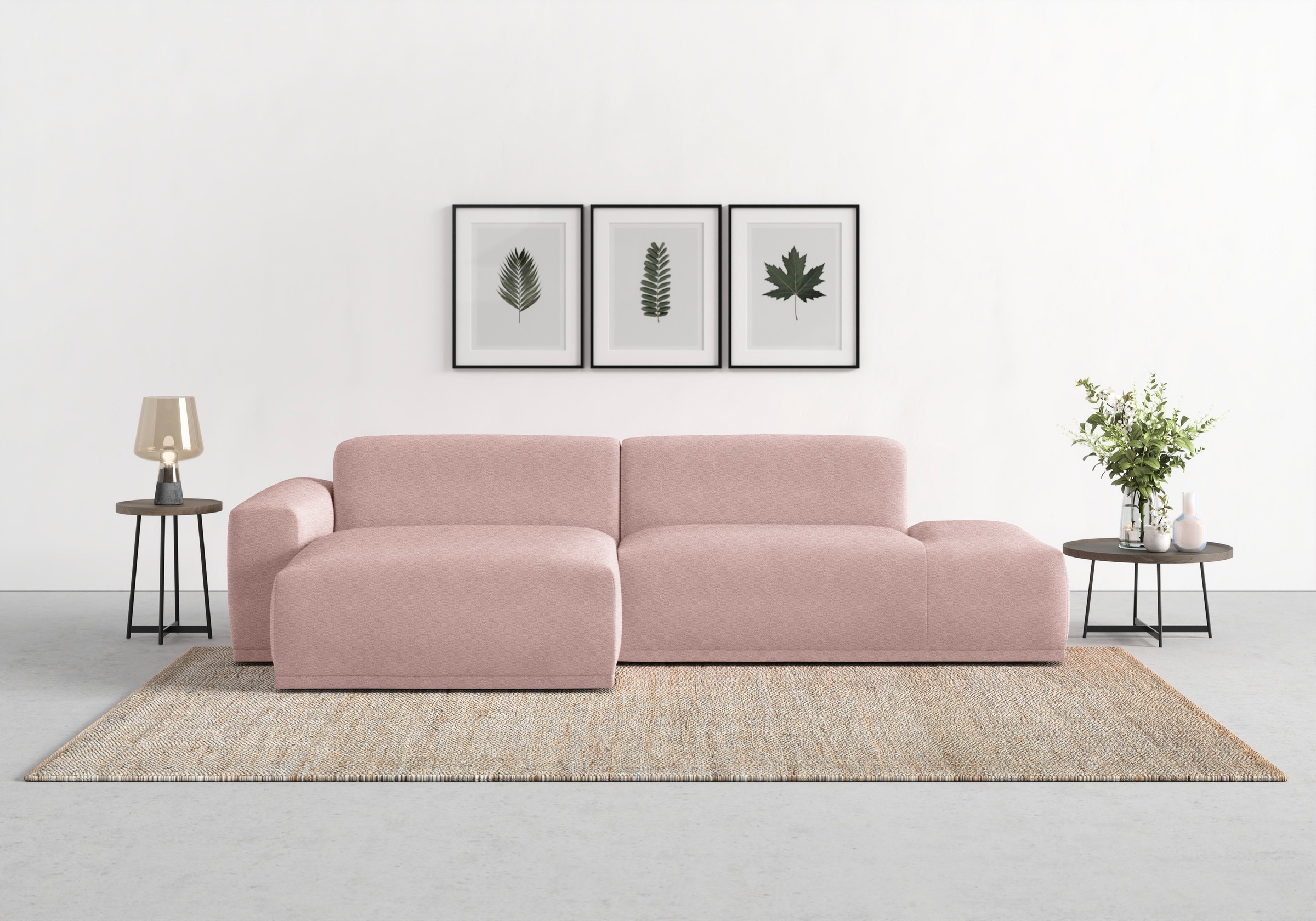 TRENDMANUFAKTUR Ecksofa »Braga, mit hochwertigem Kaltschaum, L-Form, in Cor günstig online kaufen