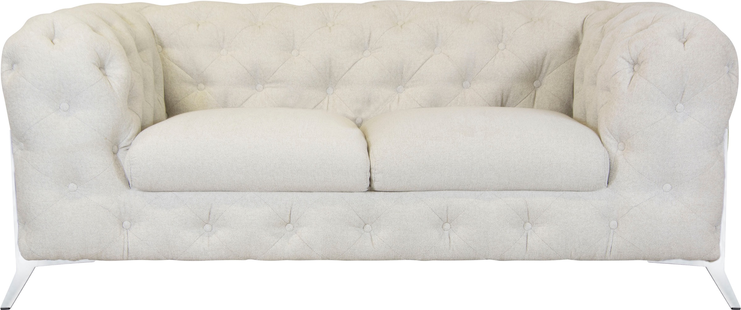 Leonique Chesterfield-Sofa »Amaury«, aufwändige Knopfheftung, moderne Chesterfield Optik, Fußfarbe wählbar