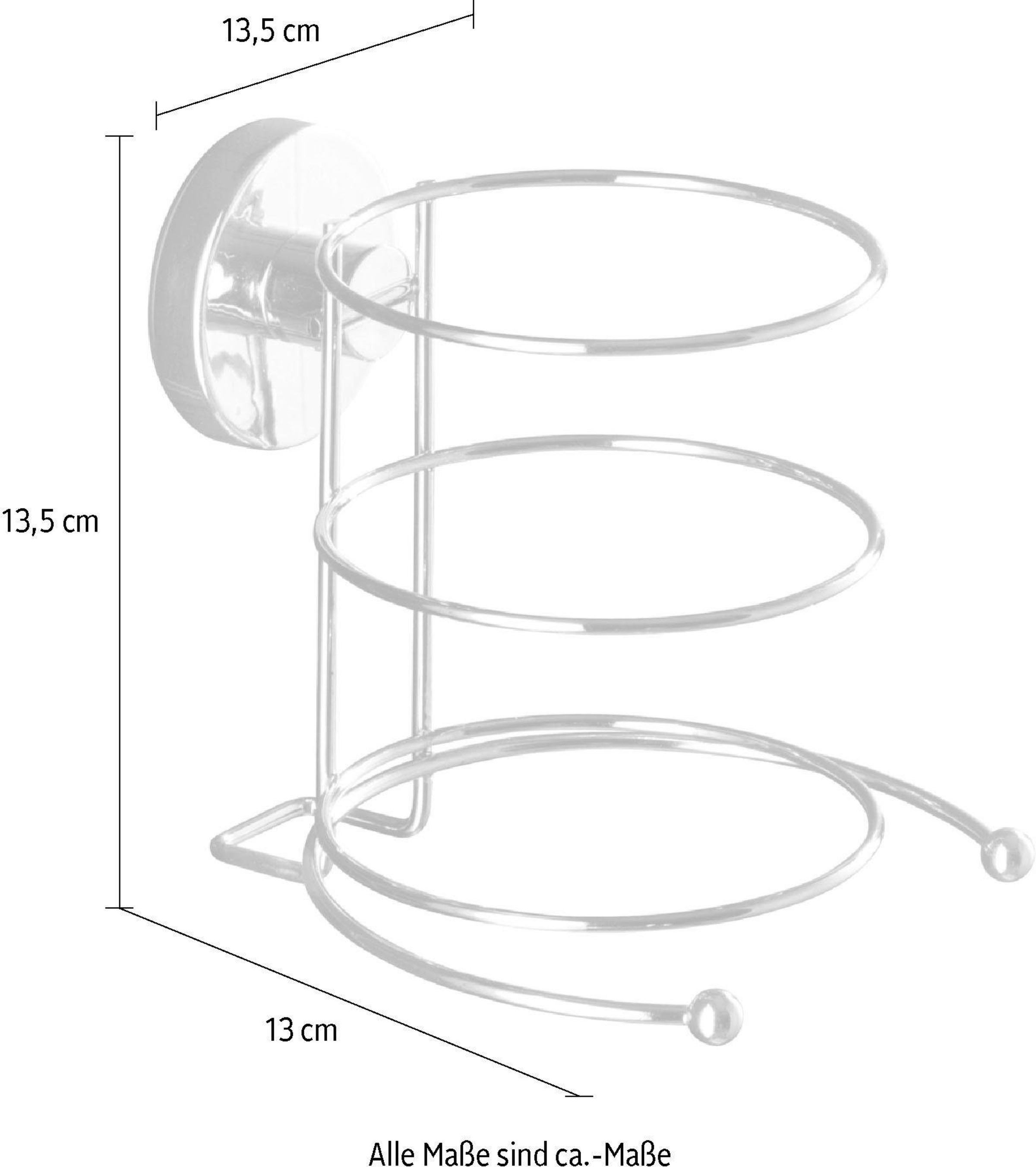 WENKO Haartrocknerhalter Vacuum-Loc Befestigung ohne bohren