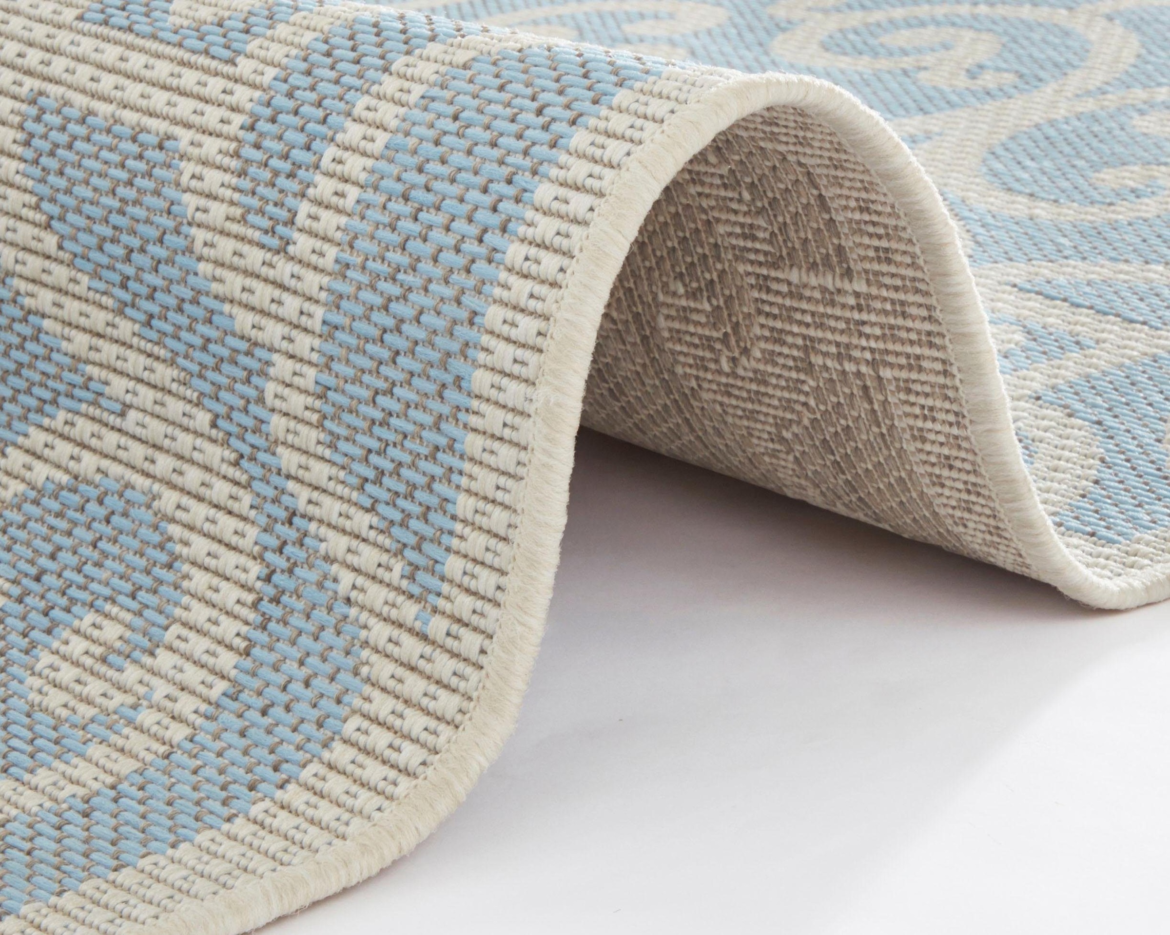 NORTHRUGS Teppich »Nebo«, rechteckig, 4 mm Höhe, Sisal Optik, Robust, Pflegeleicht, Flachgewebe