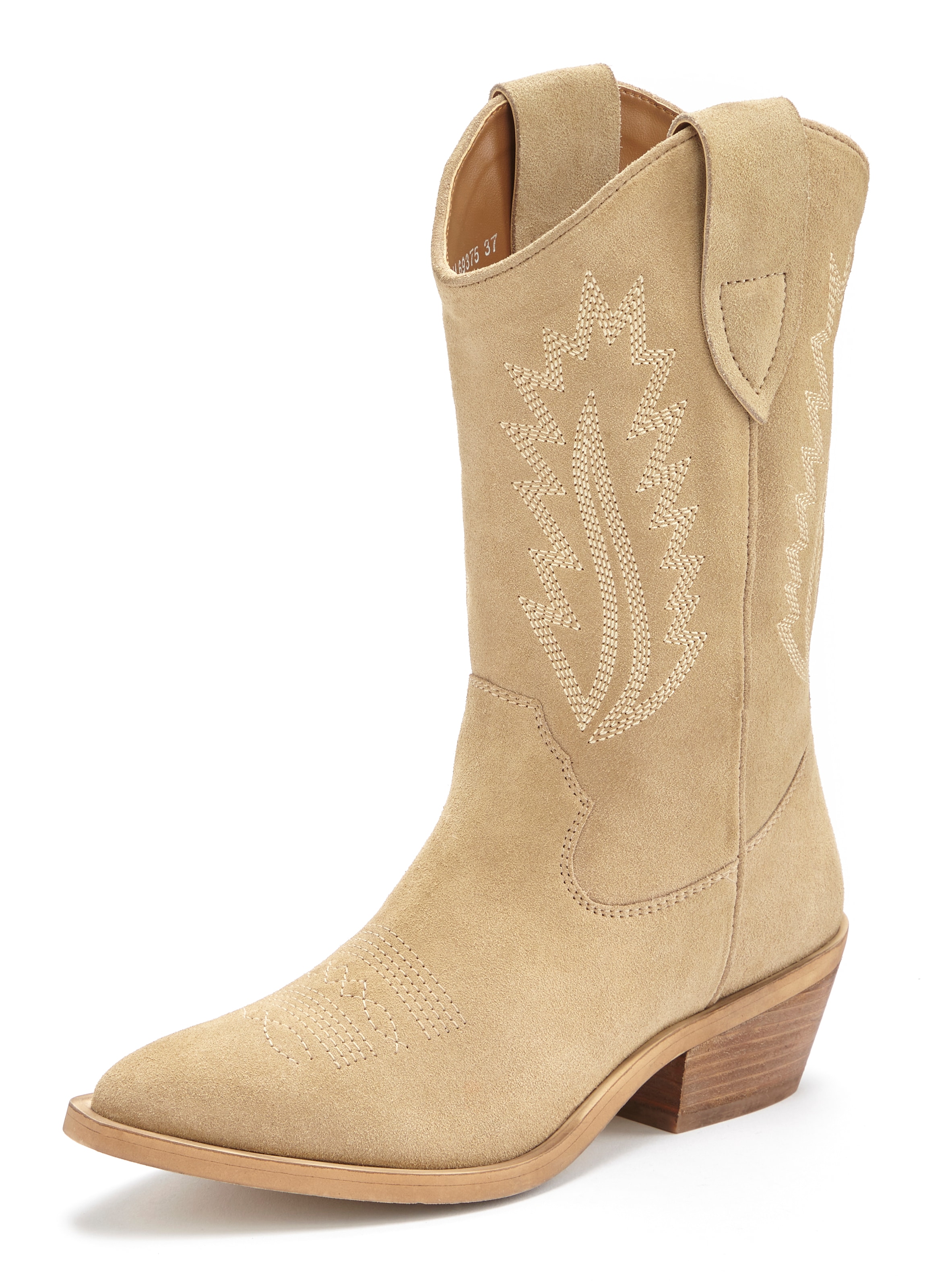 LASCANA Cowboy Boots, aus hochwertigem Leder